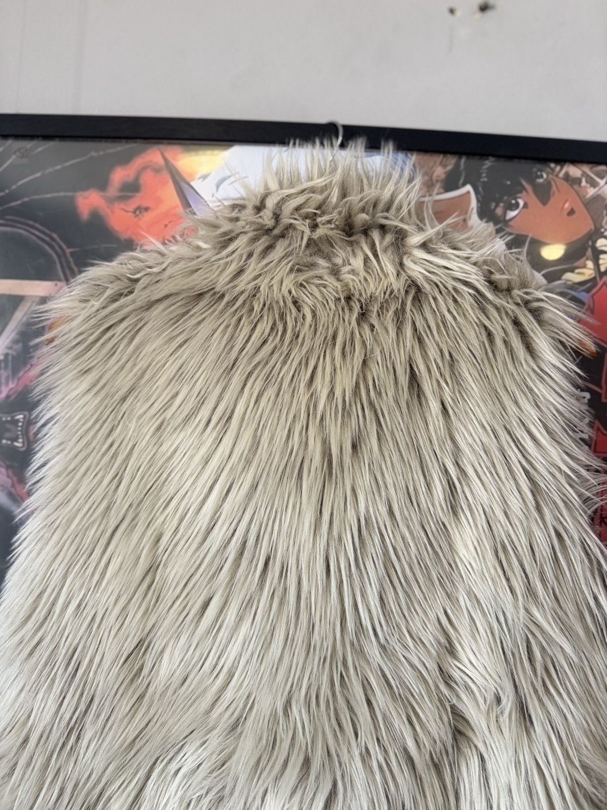 Japanese Brand Very crazy Vintage Japanese eco fur cropped vest Size L / US 10 / IT 46 - 6 Thumbnail