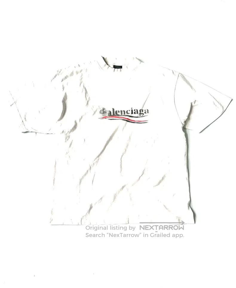 Balenciaga Balenciaga Dissolve blur cola short sleeve Size US XL / EU 56 / 4 - 1 Thumbnail