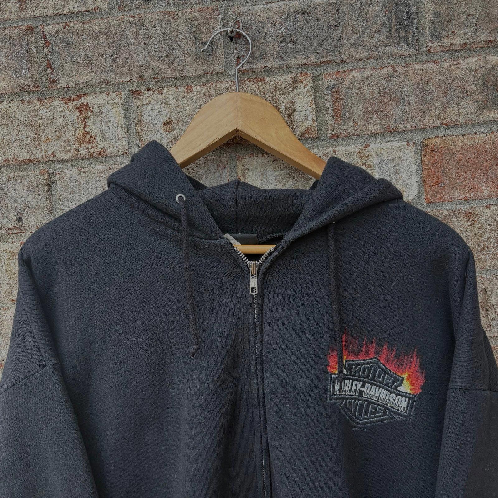 Harley Davidson Vintage Harley Davidson hoodie jacket Size US XL / EU 56 / 4 - 4 Thumbnail