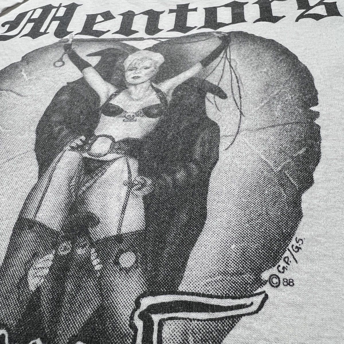 Vintage Vtg. 80s Mentors Women From Sodom Heavymetal Punk Shock rock Size US L / EU 52-54 / 3 - 4 Thumbnail