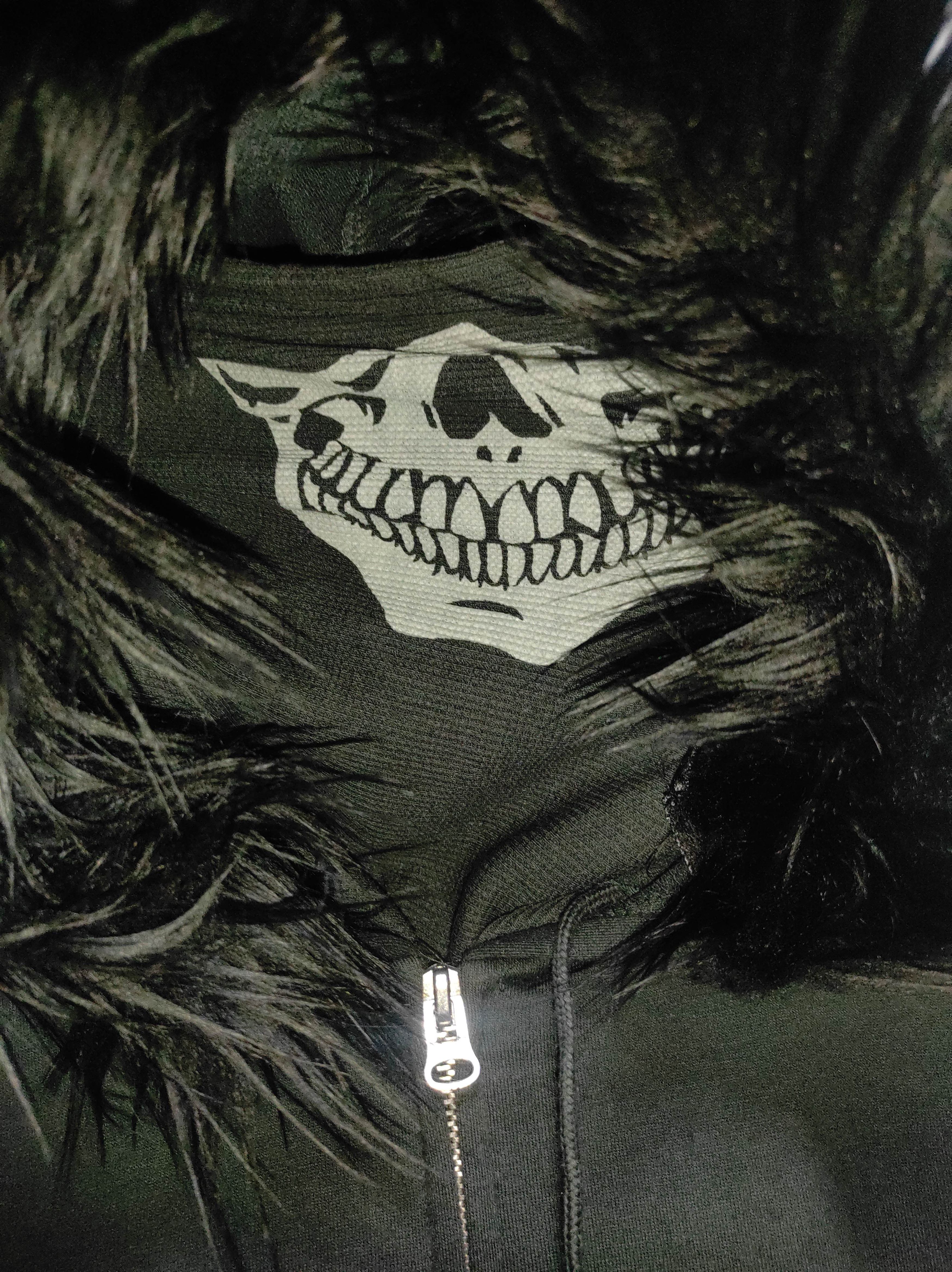 Hysteric Glamour Estilo Mask Skull Zipper Fur Hoodie IfSixWasNine LGB style Size US M / EU 48-50 / 2 - 7 Thumbnail