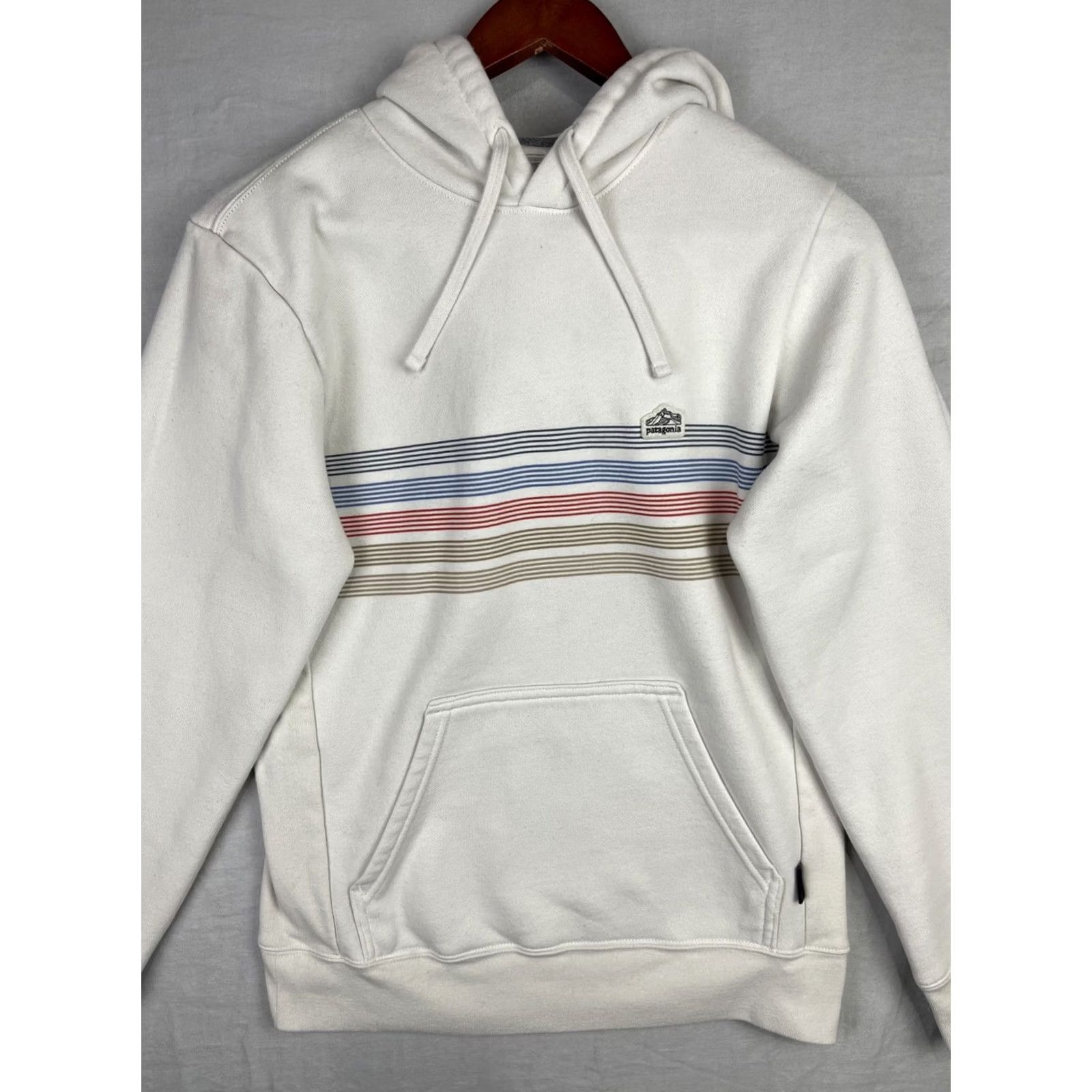 Patagonia Patagonia Hoodie Mens XS White Uprisal Hoody Pullover Ridge Logo Stripe Recycle Size US XS / EU 42 / 0 - 2 Thumbnail