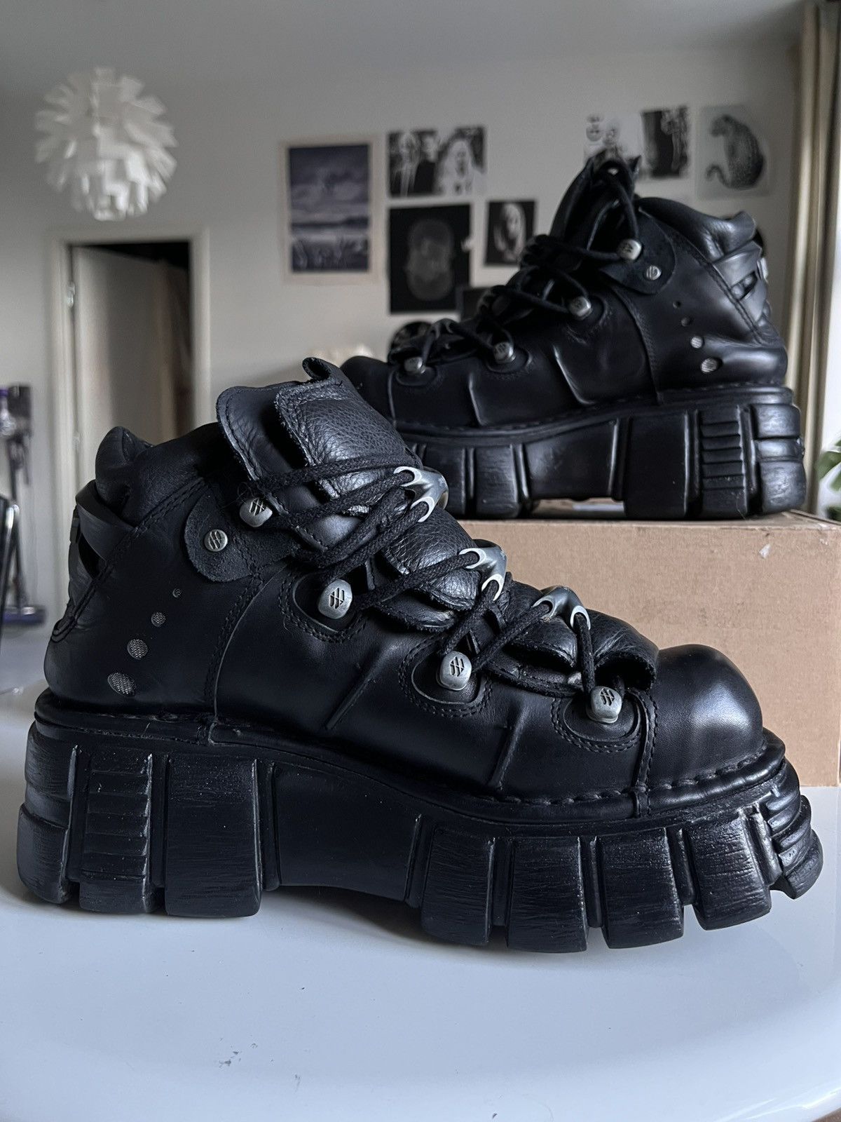 New Rock New Rock Jaded London Scythe Tower Boots | Grailed
