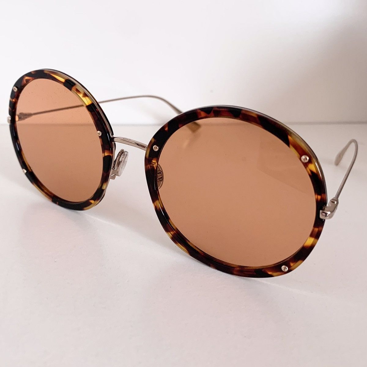 Dior Dior large round amber sunglasses Size ONE SIZE - 16 Thumbnail