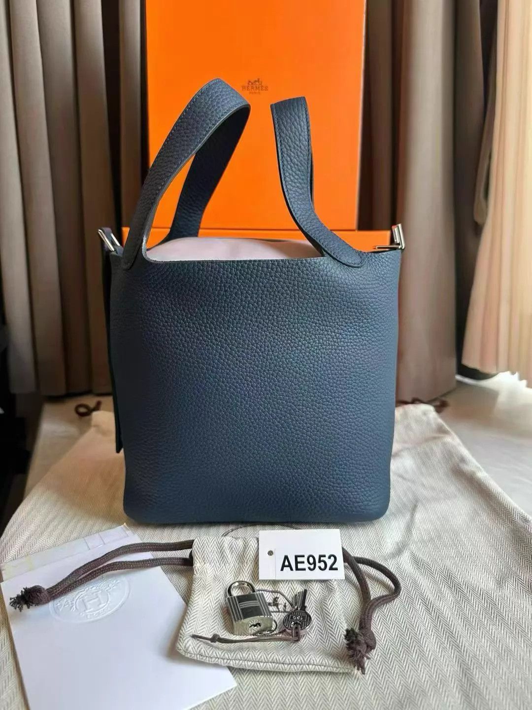 Hermes Hermès Picotin 18 Gray Silver Hdw W Full Set Mint Size ONE SIZE - 1 Thumbnail