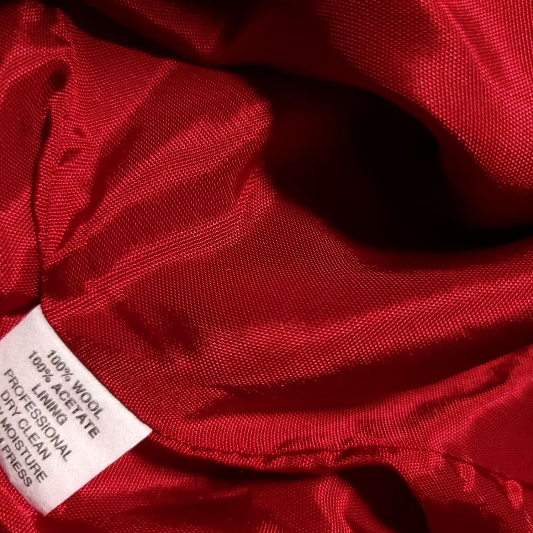 Vintage VINTAGE Alfred Dunner Blazer Women's 12 Wool Red Long Sleeve Shoulder Pads Jacket Coat Blazer Shirts Mens? Size XL / US 12-14 / IT 48-50 - 8 Thumbnail