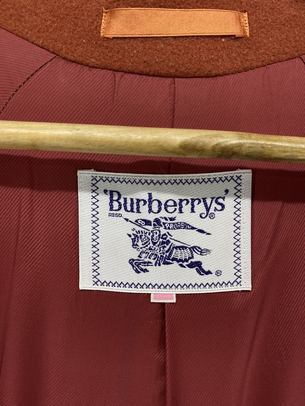 Burberry Vintage Burberry Wool Long Jacket Size US L / EU 52-54 / 3 - 8 Thumbnail