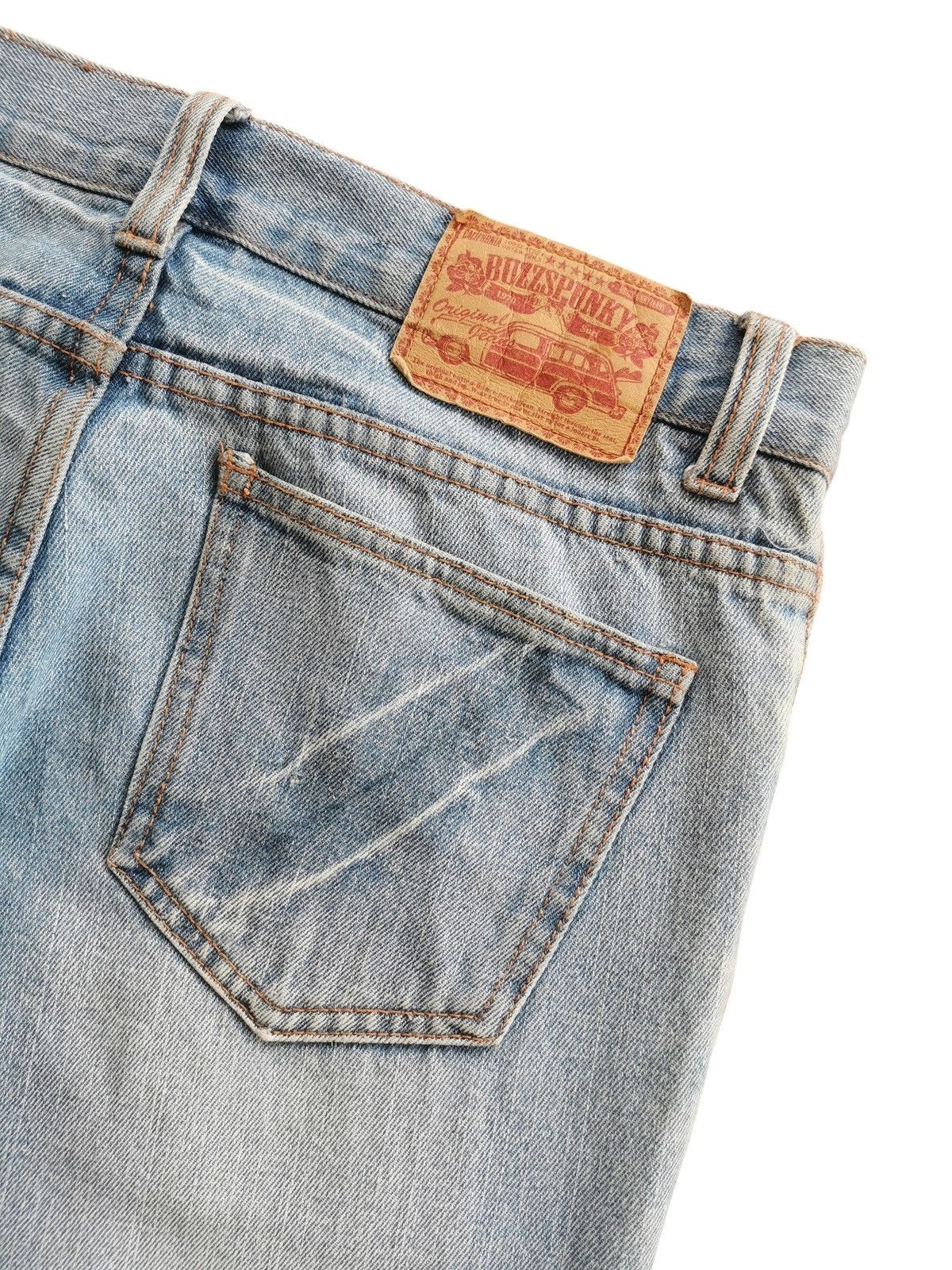 Japanese Brand Vintage Japanese Brand Buzz Spunky Patched Denim Flare Jeans Size US 32 / EU 48 - 5 Thumbnail