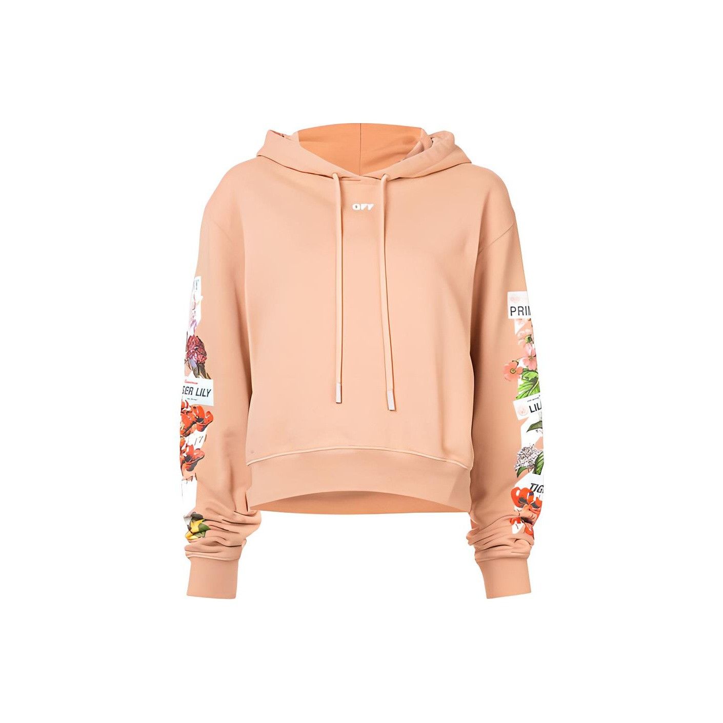 Off-White OFF-WHITE Floral Print Hoodie Size XXS Size XXS / US 00 / IT 34 - 1 Thumbnail