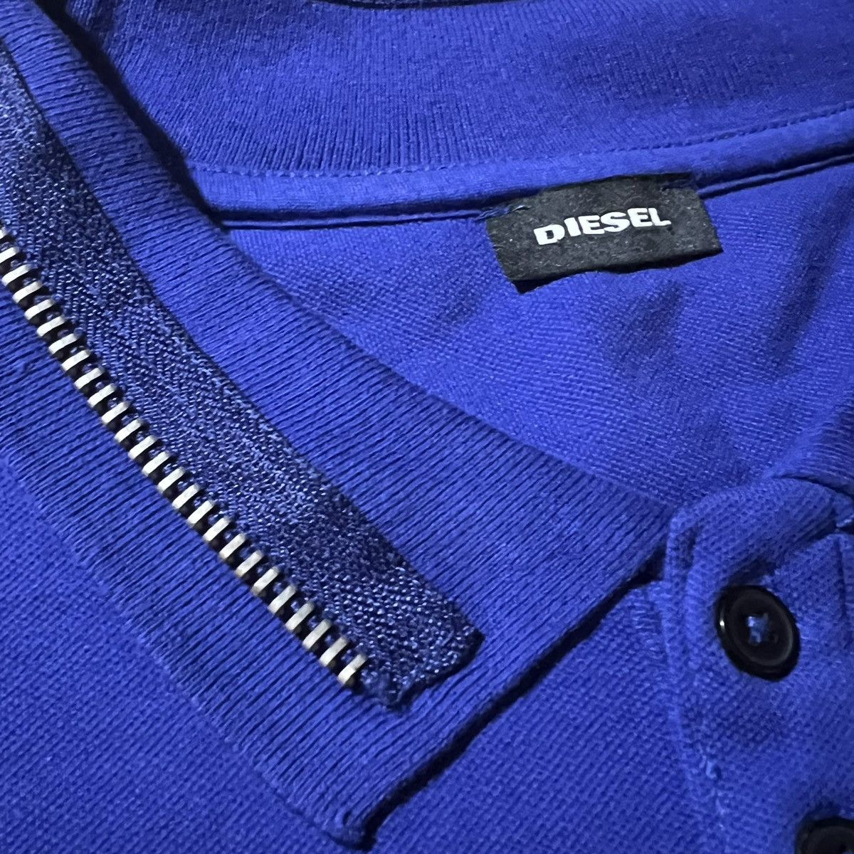 Diesel Diesel Zipper Collar Detail Polo Shirt Size US XL / EU 56 / 4 - 3 Thumbnail
