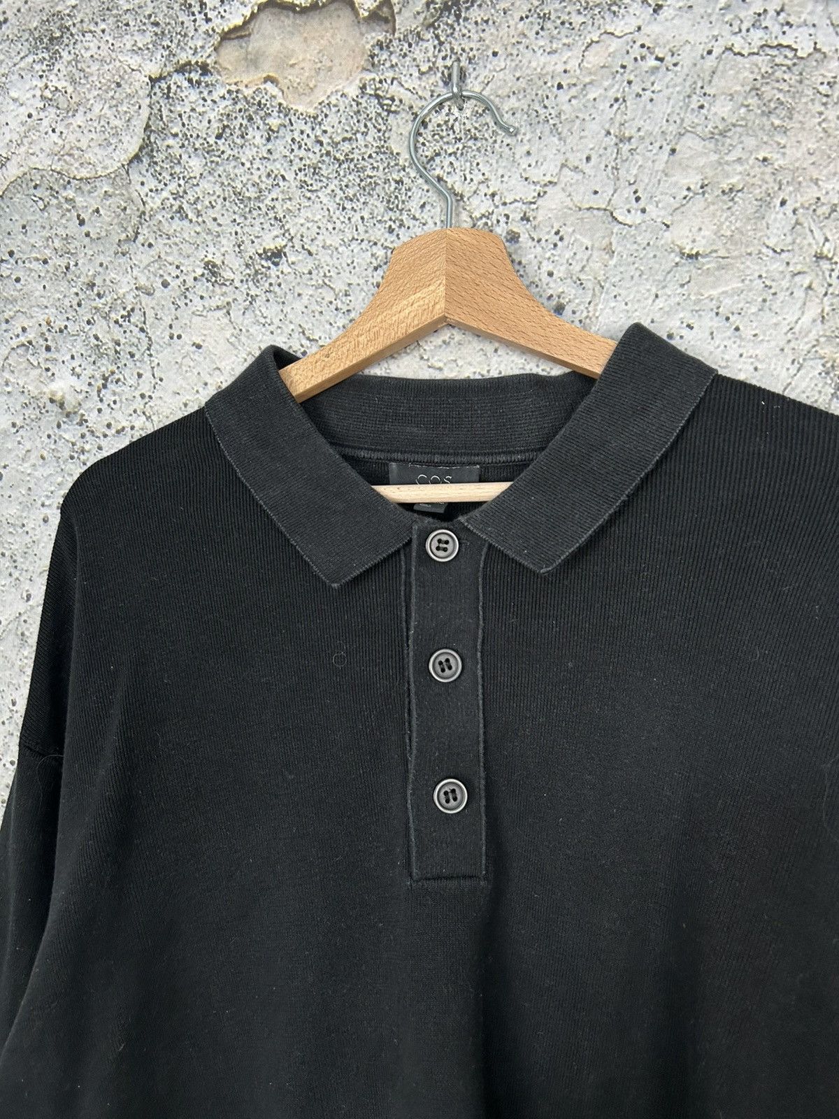 Cos COS Basic Sweatshirt Polo Minimalist Classic Scandi Designer Size US XL / EU 56 / 4 - 3 Thumbnail