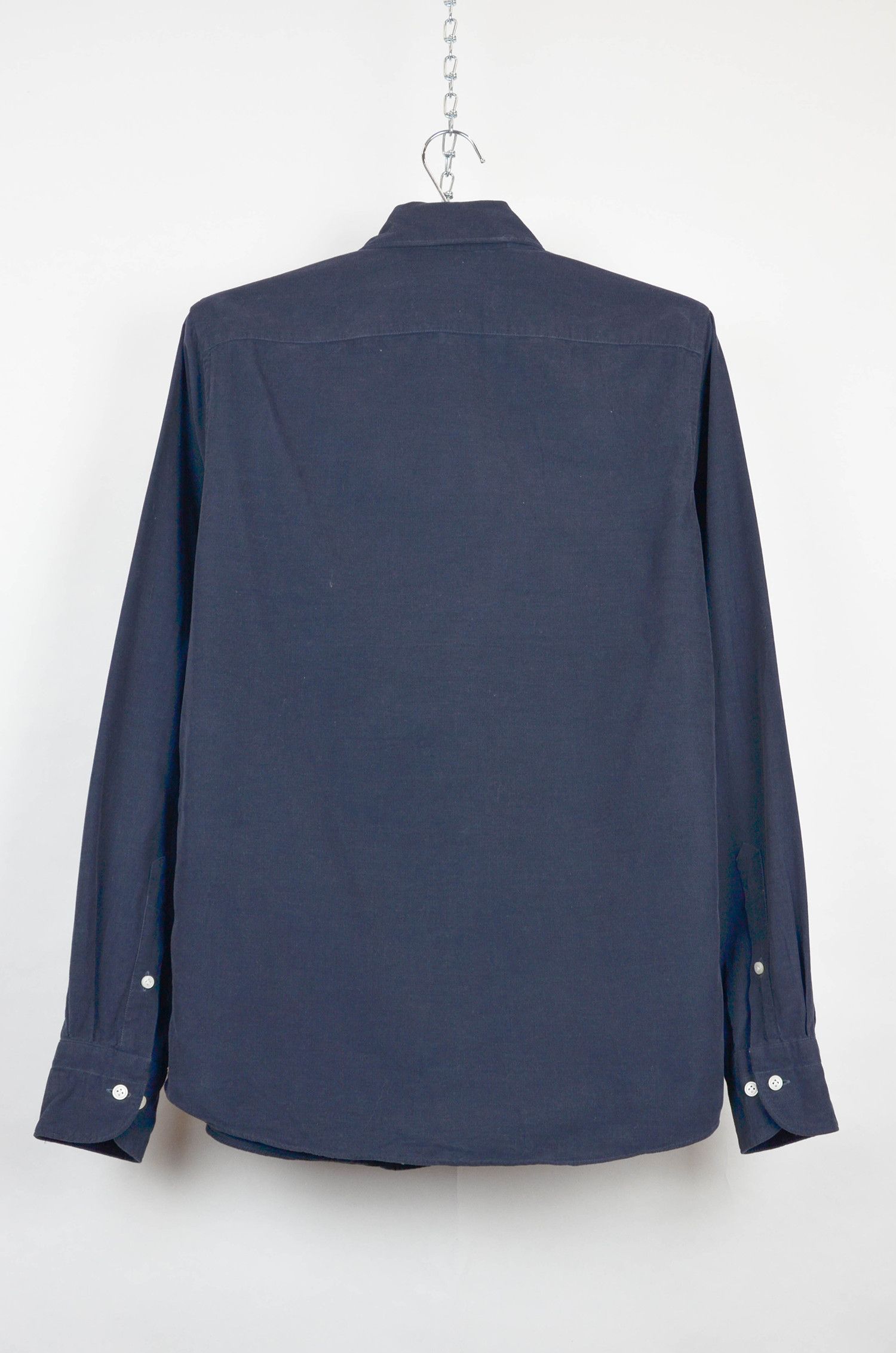 Suitsupply Suitsupply Navy Egyptian Cotton Albini Slim Shirt - Size S Size US S / EU 44-46 / 1 - 2 Thumbnail