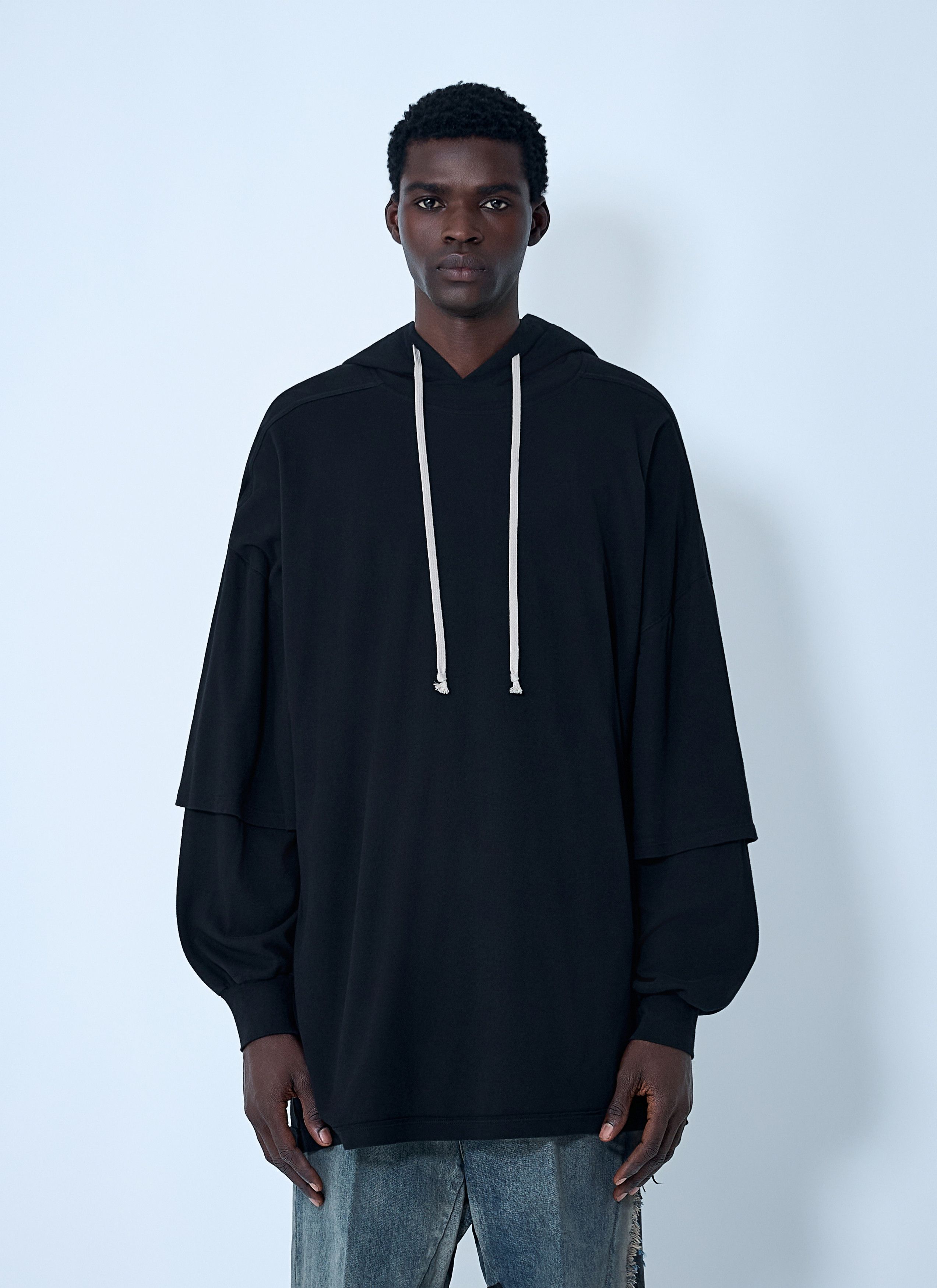 Rick Owens Drkshdw Tommy Hustler Hooded T-Shirt Size US M / EU 48-50 / 2 - 1 Thumbnail