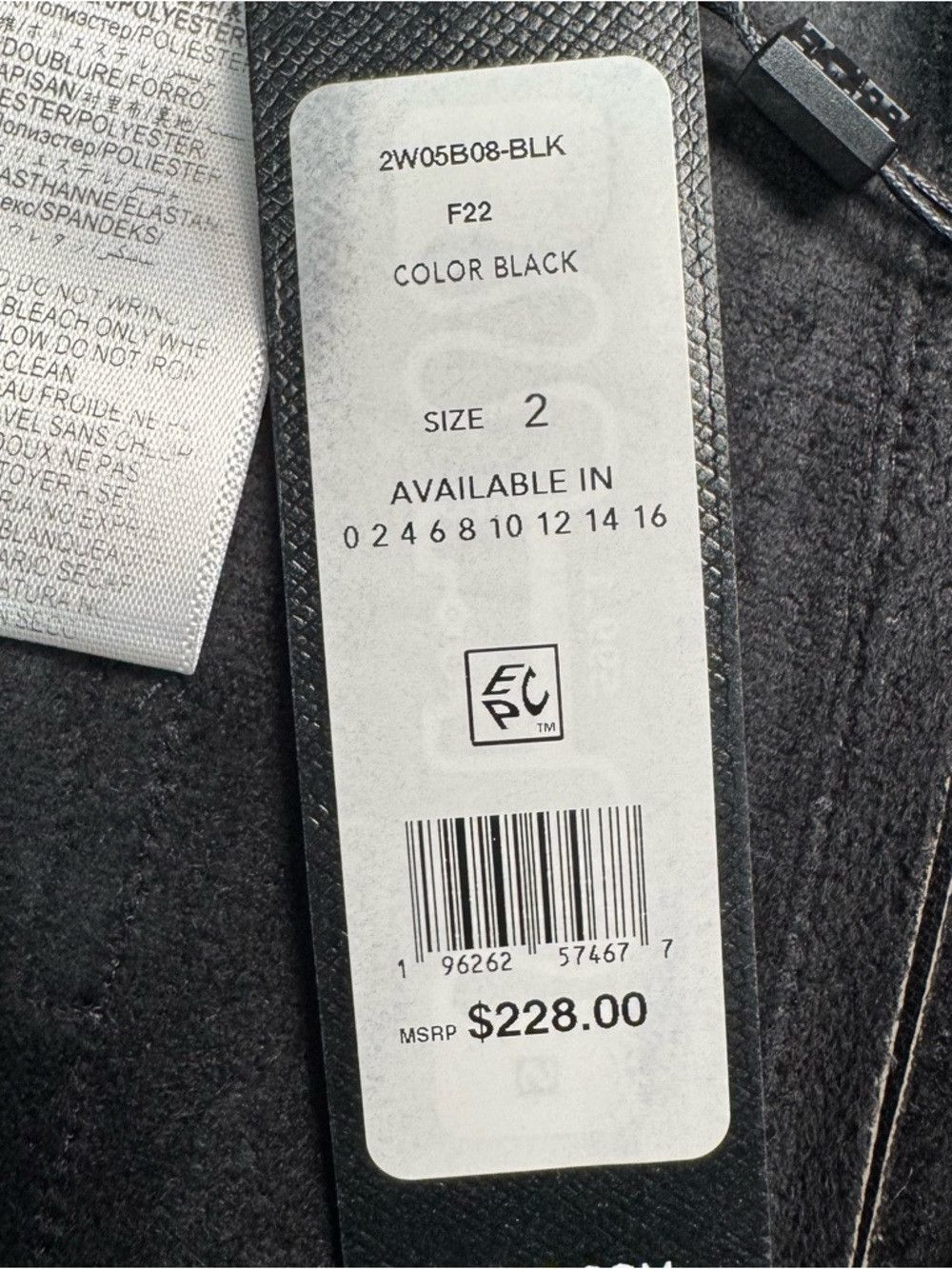 Bcbgmaxazria NWT New $228 BCBGMaxAzria High-Rise Cropped Black Faux Leat Size 26" / US 2 / IT 38 - 7 Thumbnail