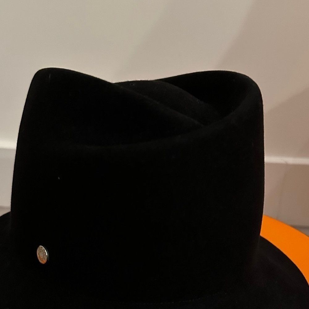 Hermes Hermès fedora hat with Box in Black size 57 Size ONE SIZE - 3 Thumbnail