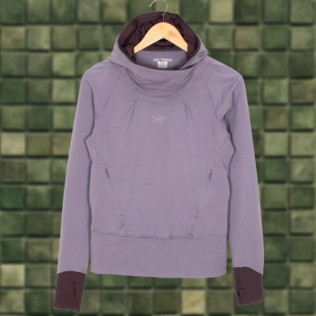 Arc'teryx ARC’TERYX Hoodie Sweatshirt Women Size M Purple Stretch Pullover VR3306 Size M / US 6-8 / IT 42-44 - 1 Thumbnail
