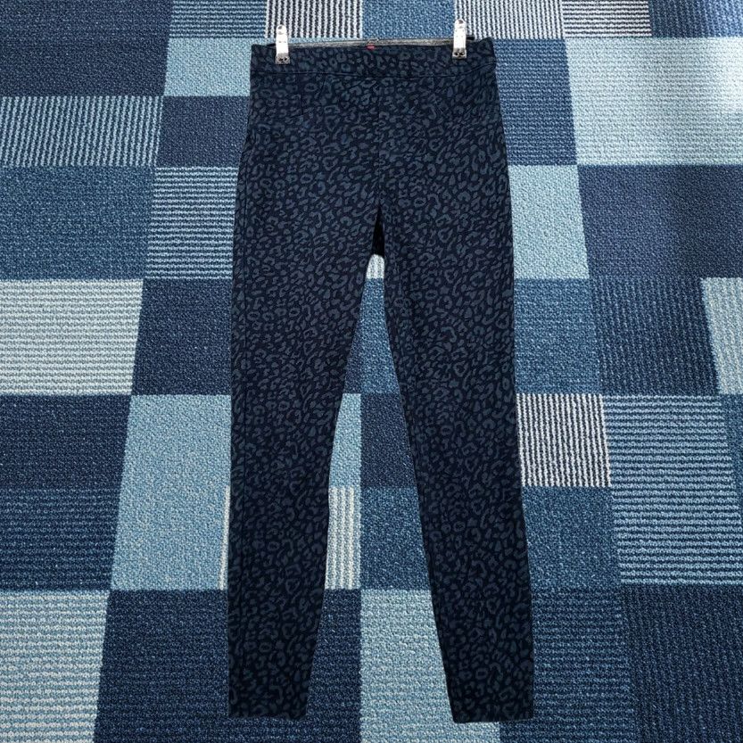 Spanx Spanx Leggings Womens 28 Blue Denim Leopard Print Ankle High Rise Pull On Shirt, Leggings, Denim Leopard, 28, Womens, Spanx Size 28" / US 6 / IT 42 - 1 Thumbnail