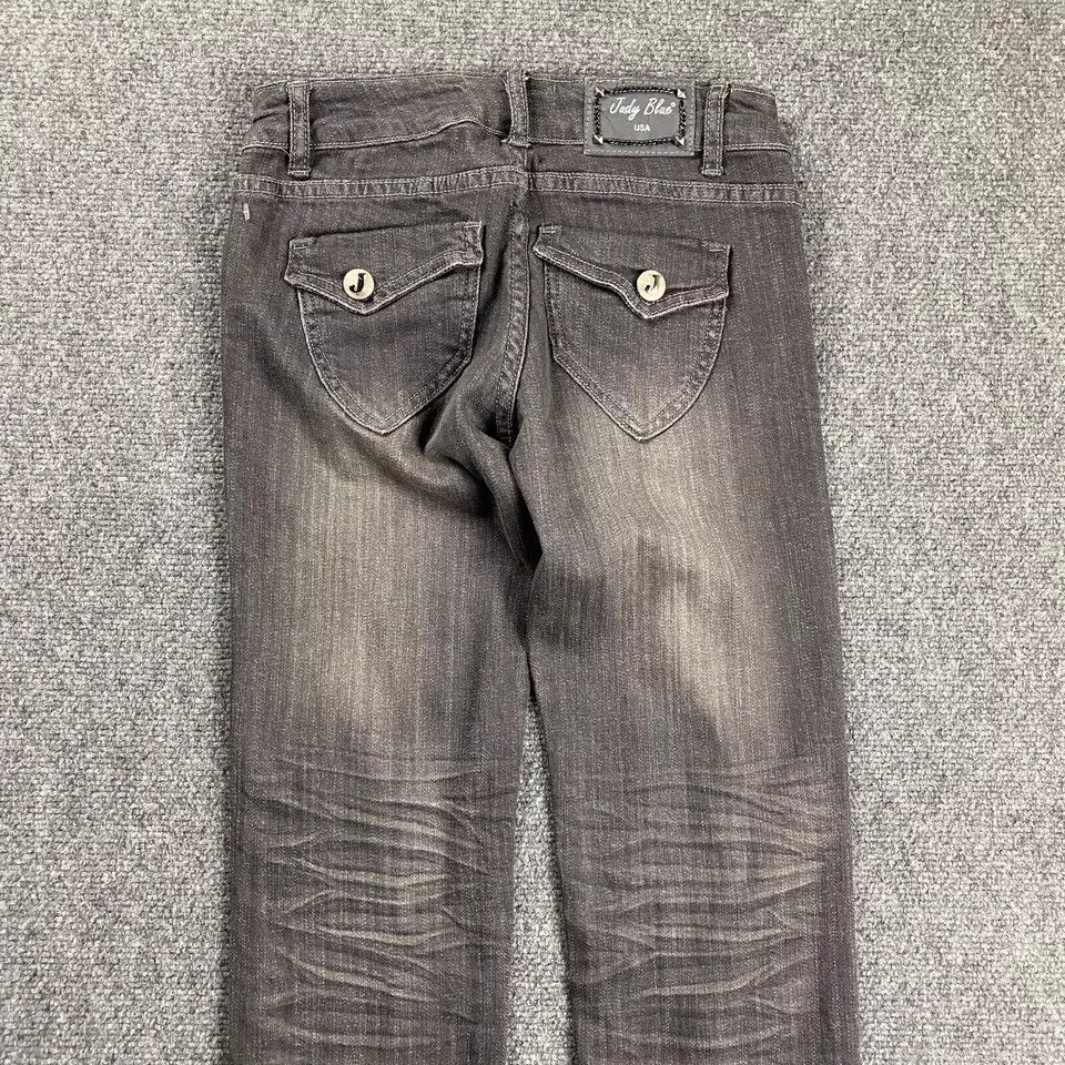 Judy Blue Judy Blue Jeans Women's 1 Charcoal Wash Straight Leg Cotton Size 26" / US 2 / IT 38 - 7 Thumbnail