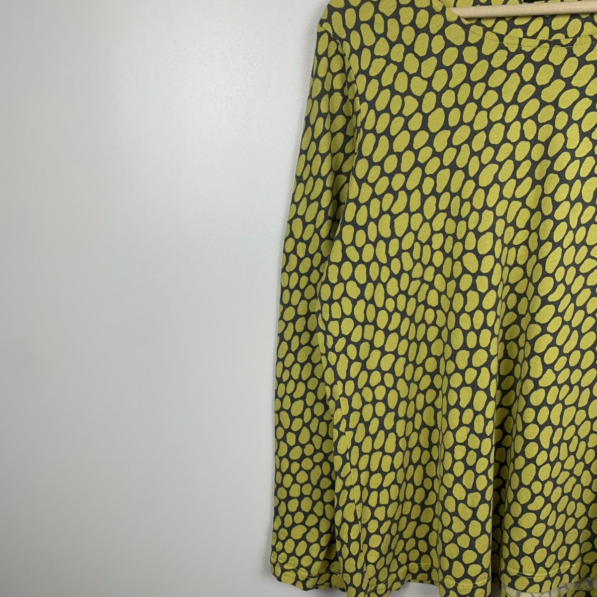 Gudrun Sjoden Gudrun Sjoden Polka Dot Long Sleeve Top Size M Yellow Y2K Size M / US 6-8 / IT 42-44 - 5 Thumbnail