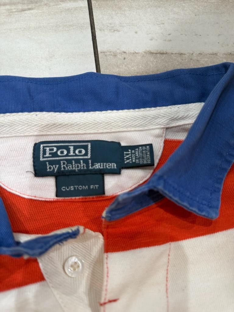 Polo Ralph Lauren Polo Ralph Lauren scribble l/s rugby polo shirt Size US XXL / EU 58 / 5 - 3 Thumbnail