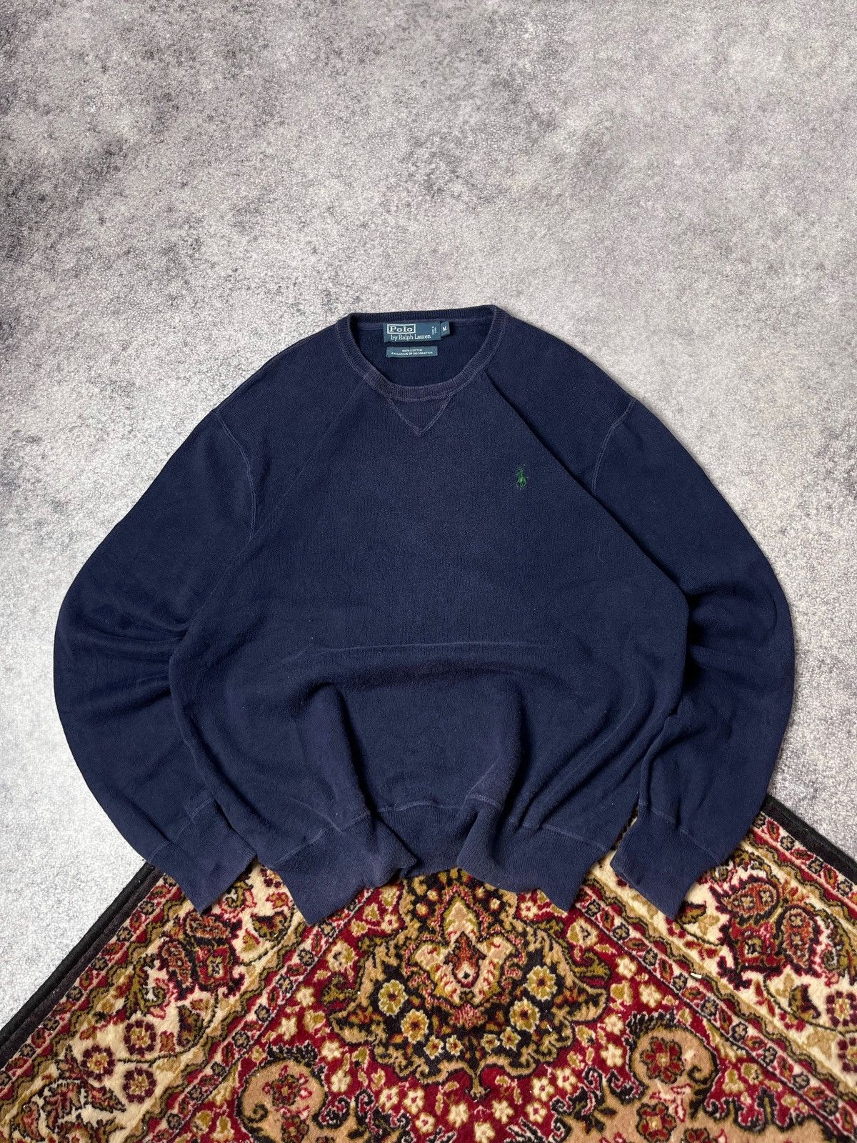 Polo Ralph Lauren 🔥90’s Ralph Lauren Polo Cable Knit Sweater Y2K Jumper Boxy Size US M / EU 48-50 / 2 - 6 Thumbnail