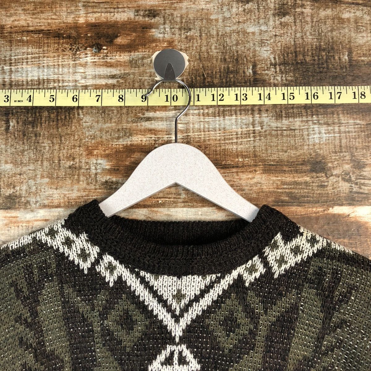 Homespun Knitwear Piat vintage like coogi Grey japan vintage Knitwear #A2470 Size US L / EU 52-54 / 3 - 4 Thumbnail