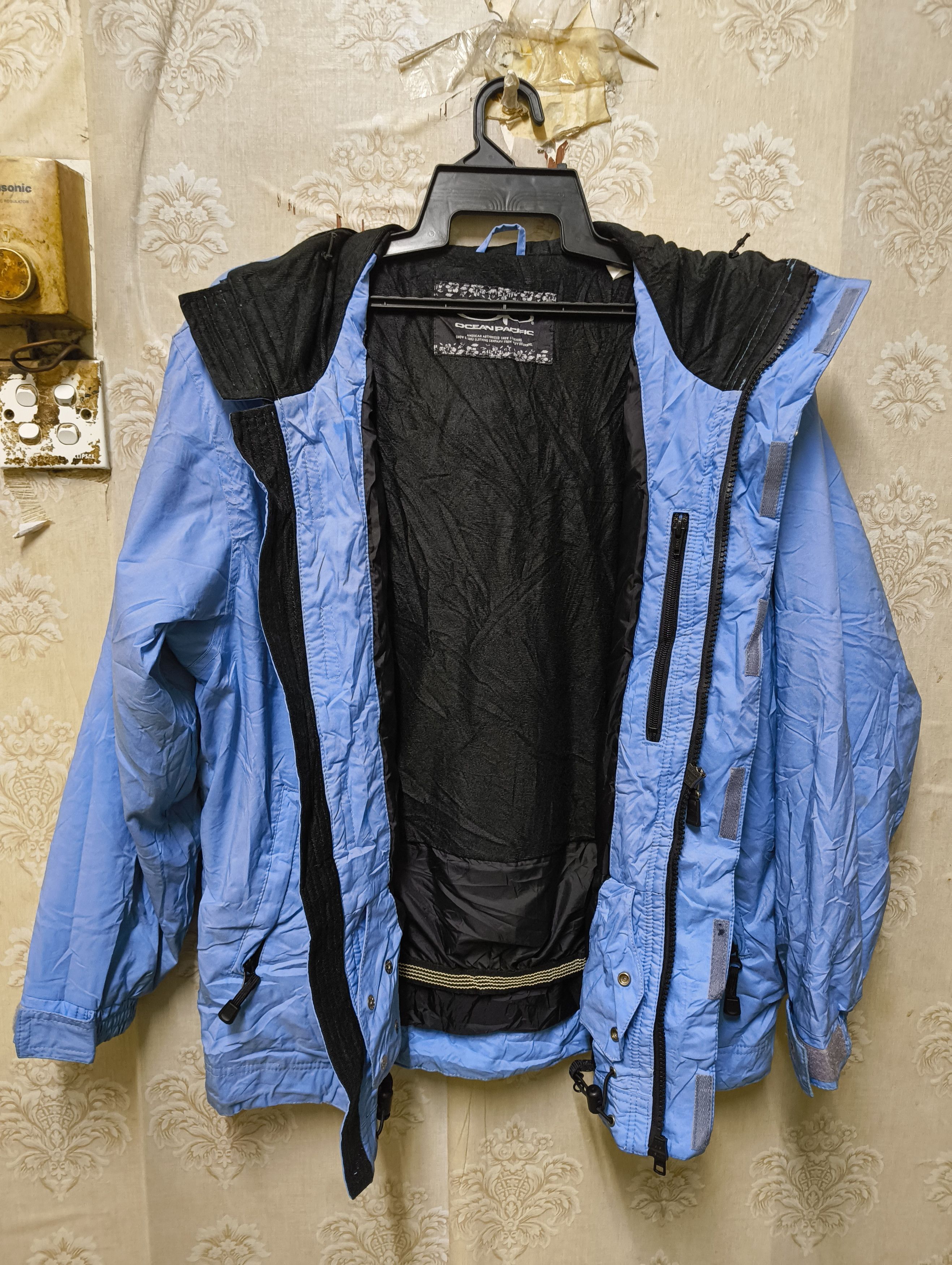 Ocean Pacific × Vintage OP OCEON PASIFIC RAINCOAT HOODIE JACKET Size US L / EU 52-54 / 3 - 7 Thumbnail
