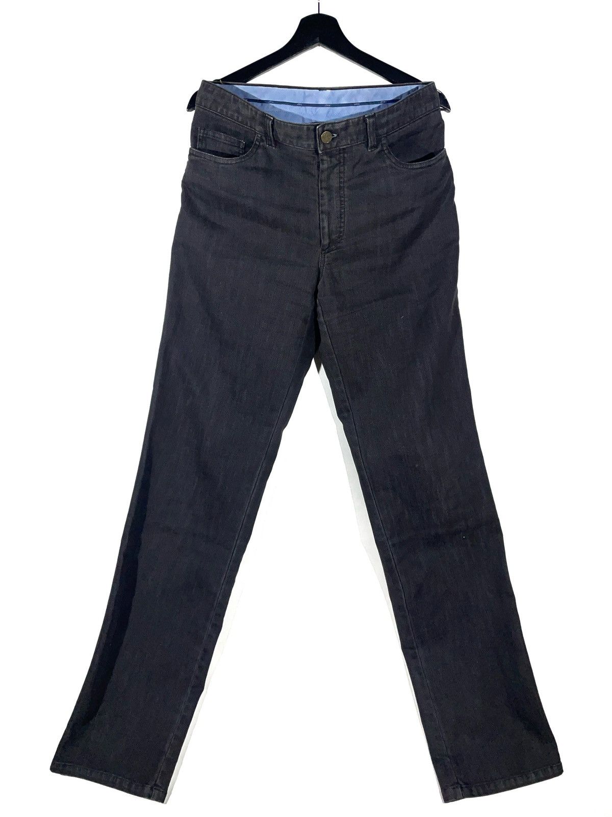 image of Brioni Gray Elastane Jeans Straight Model Size 50 Italy in Grey, Men's