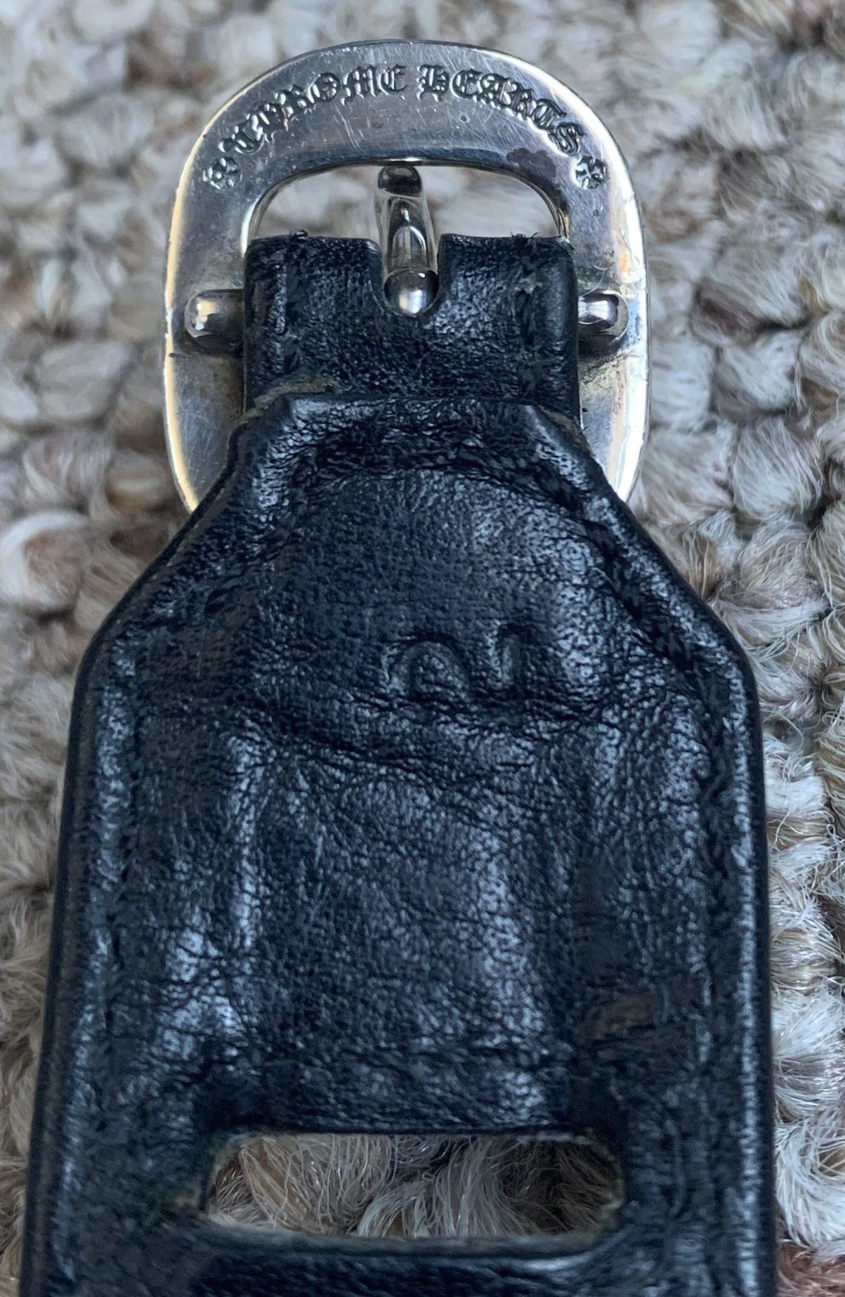Chrome Hearts Chrome Hearts Adjustable Leather Silver Gunslinger Bracelet Size ONE SIZE - 10 Thumbnail