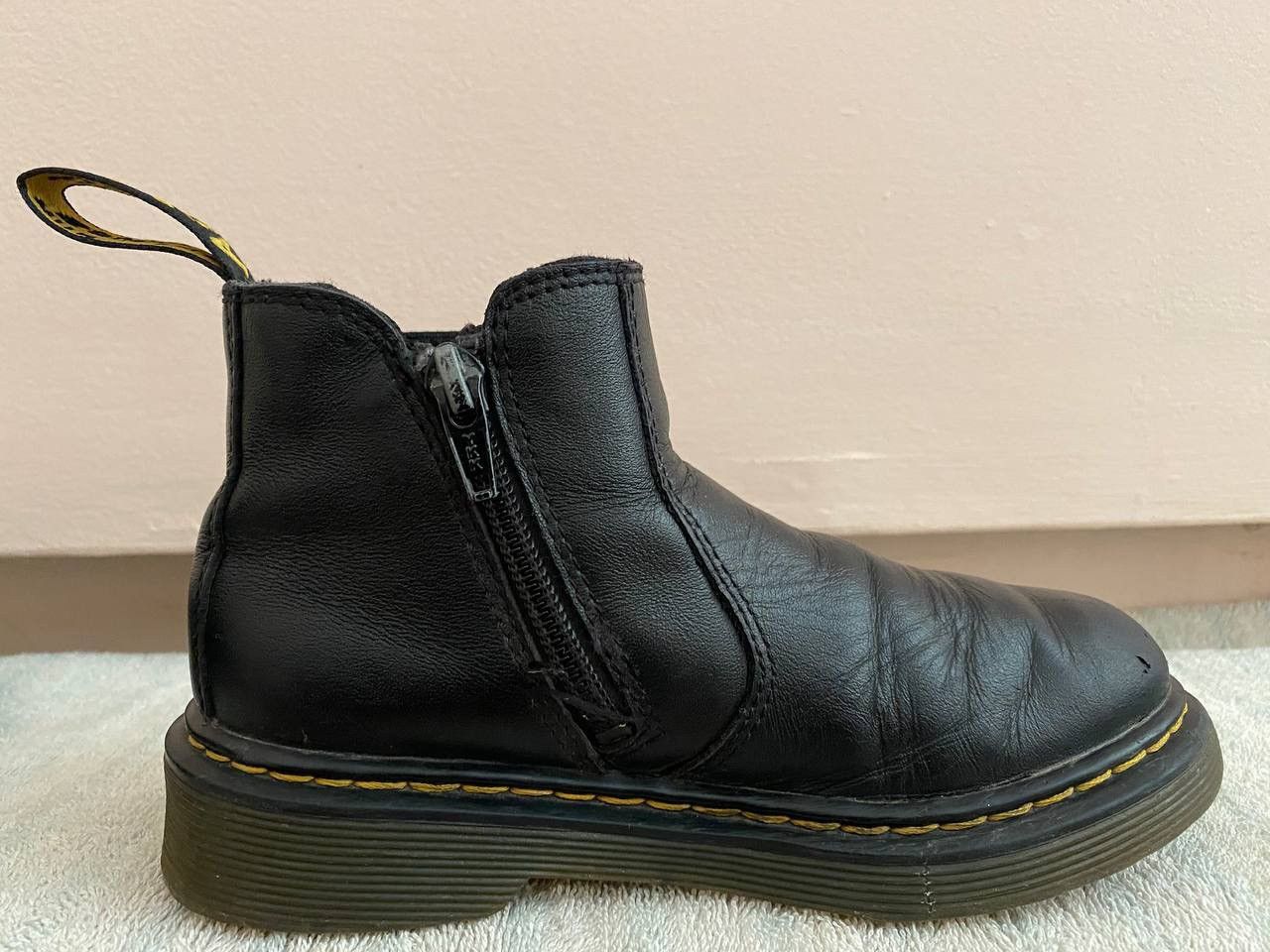 Dr. Martens × Vintage Dr. Martens JUNIOR 2976 SOFTY T LEATHER CHELSEA BOOTS Size US 4 / IT 34 - 7 Thumbnail