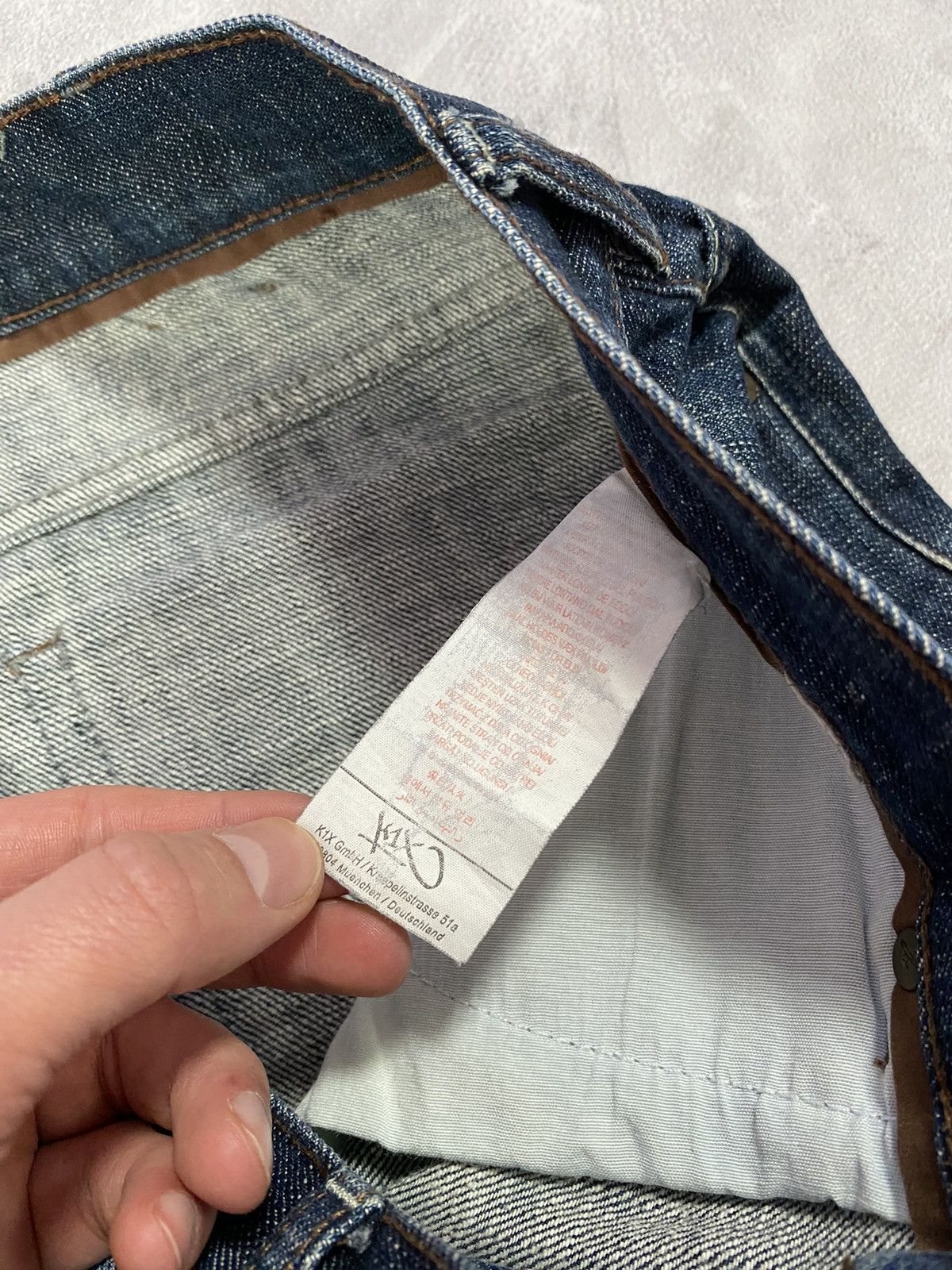 Japanese Brand × Vintage Vintage Jeans K1X Distressed flared denim japan style 36 Size US 36 / EU 52 - 12 Thumbnail