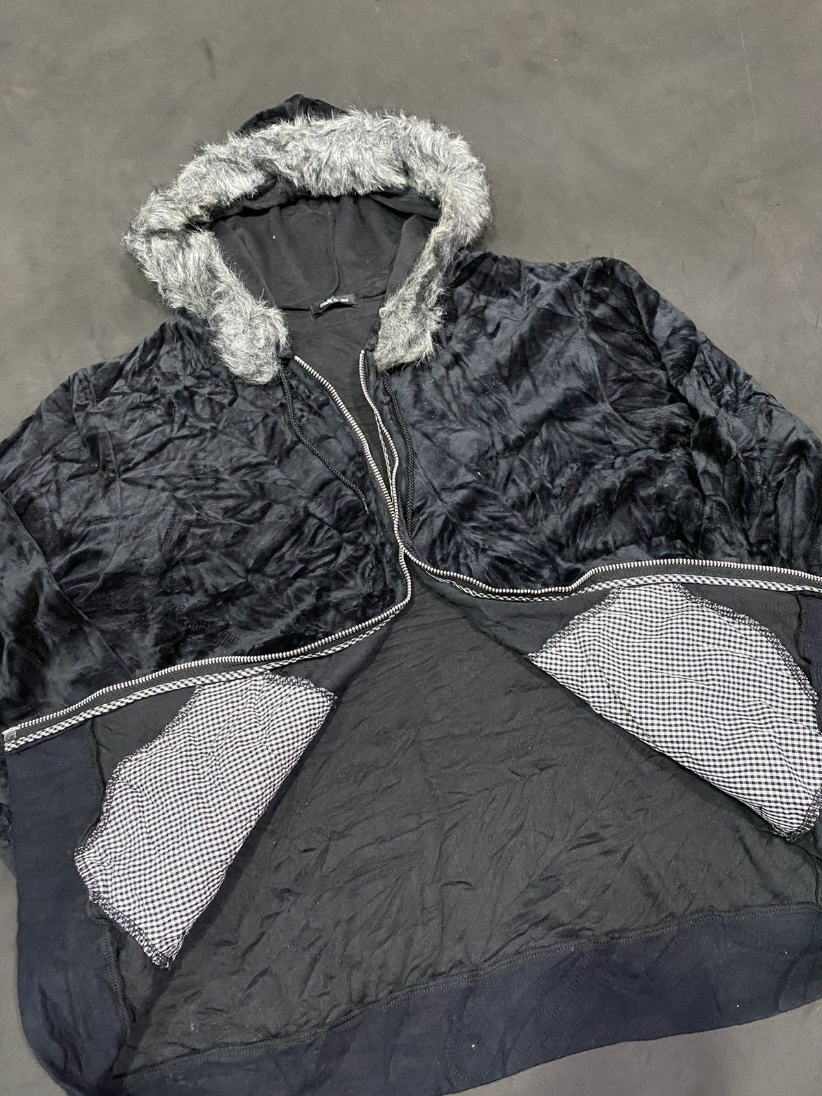 If Six Was Nine Comme ca ism japanese velvet furhoodie lgb styled Size US M / EU 48-50 / 2 - 2 Thumbnail