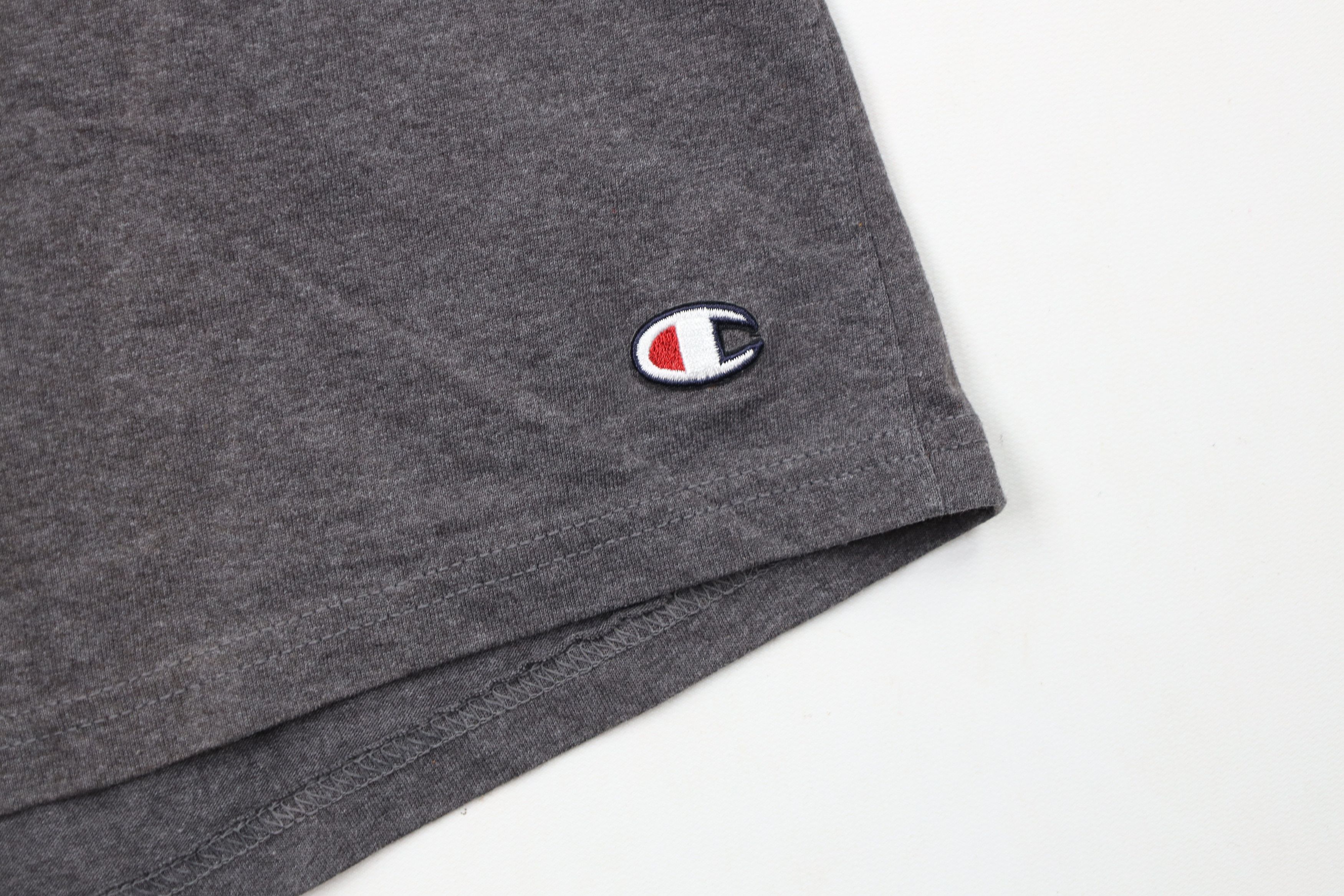 Champion × Vintage Vintage Champion Classic Logo Above Knee Shorts Heather Gray Size US 36 / EU 52 - 5 Thumbnail