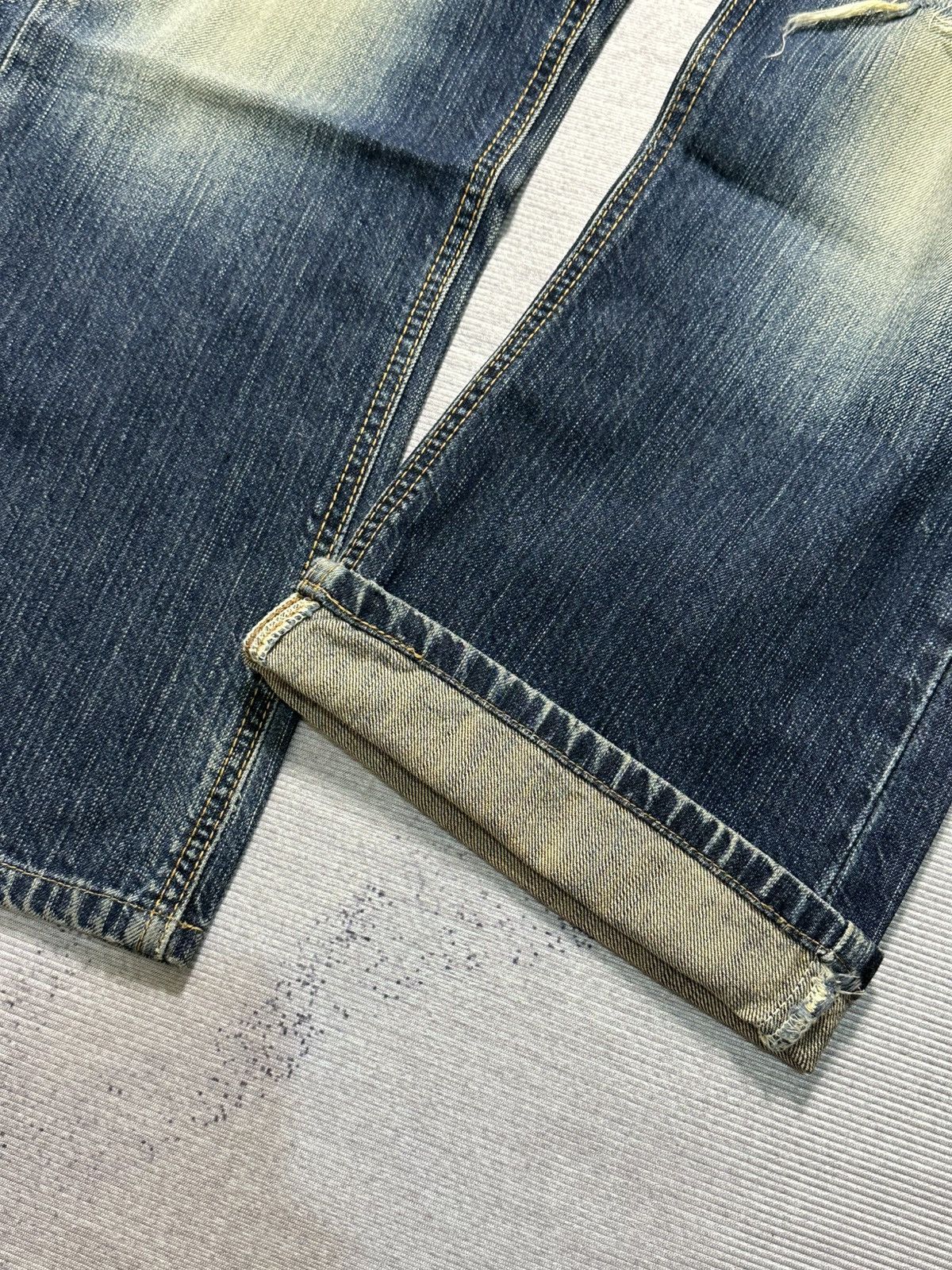 Edwin Edwin 503 Blue Trip Washed Bobcut Denim Size US 32 / EU 48 - 9 Thumbnail