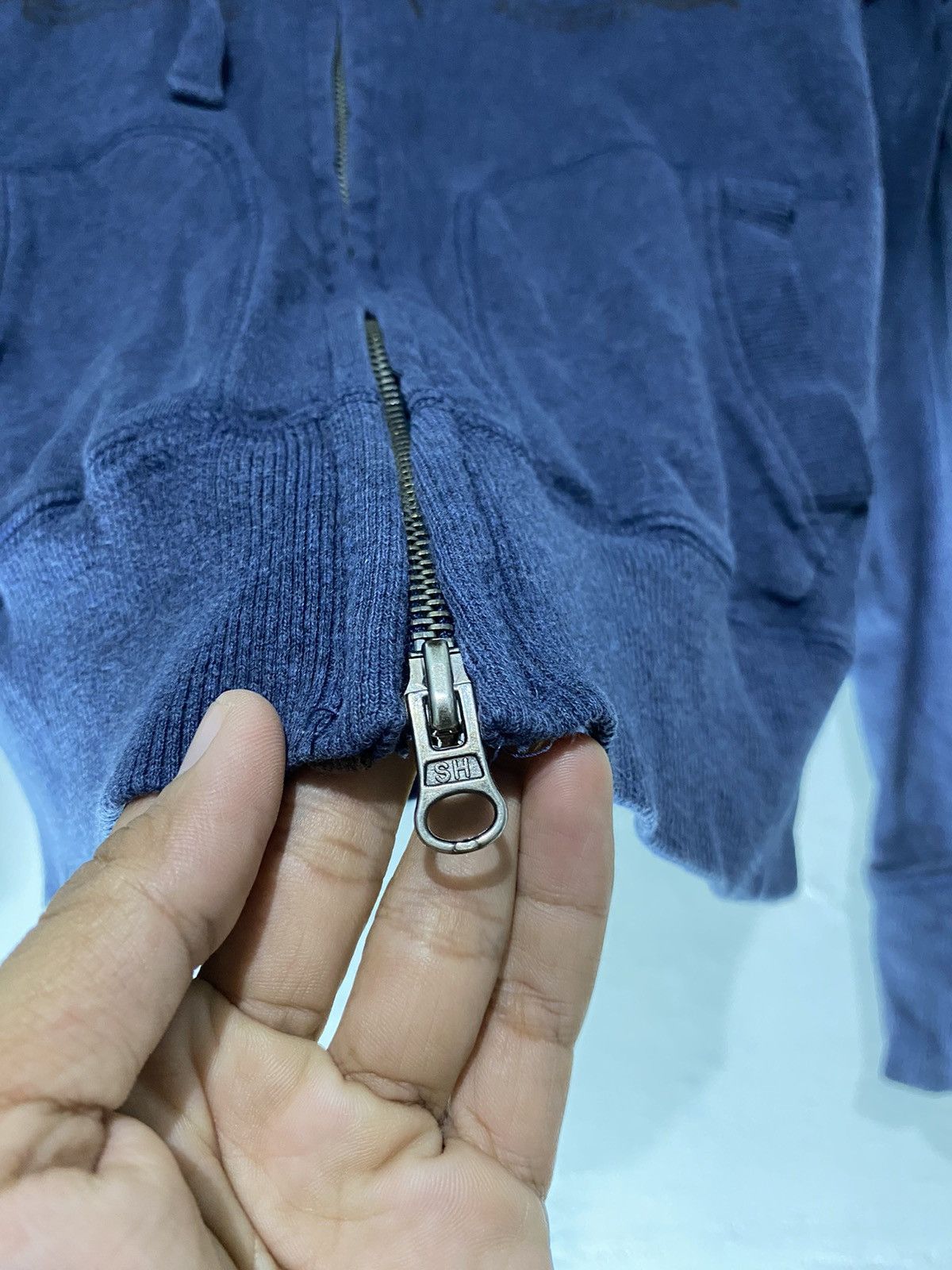 If Six Was Nine × Japanese Brand × Le Grande Bleu (L.G.B.) Japanese shane jeans faux fur hoodie Size US S / EU 44-46 / 1 - 7 Thumbnail