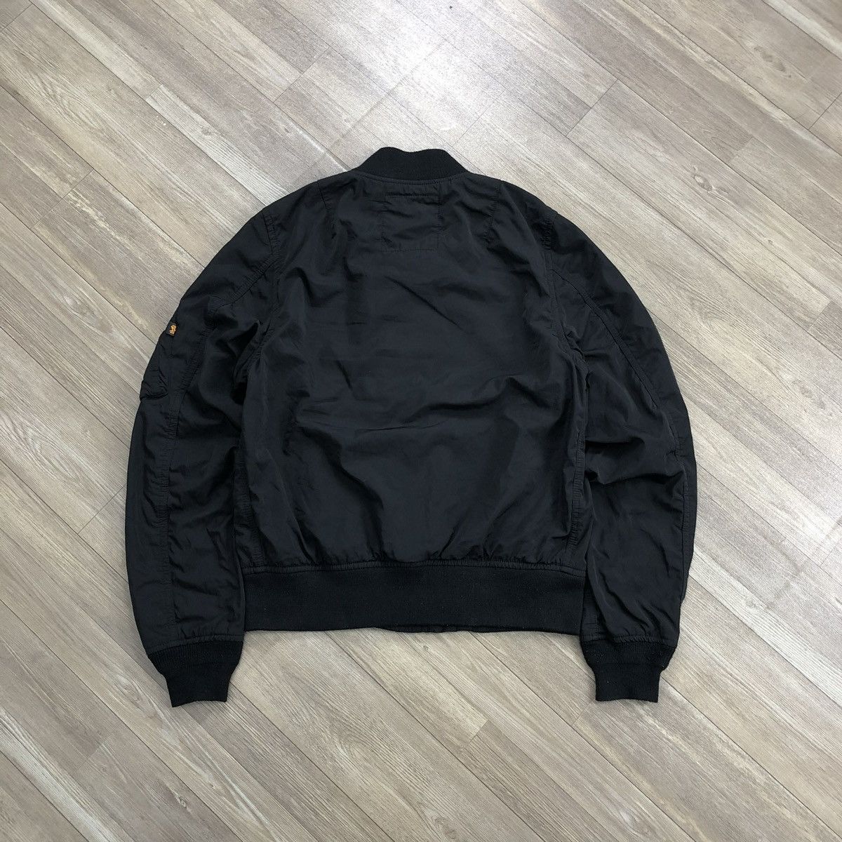 Alpha Industries Vintage Alpha Industries Military Black Bomber Jacket Size US S / EU 44-46 / 1 - 13 Thumbnail