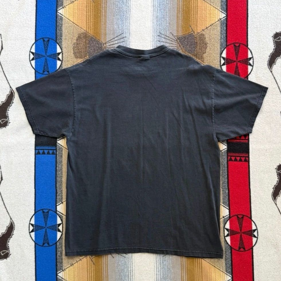Hanes VINTAGE Vendetta German Metal Band T-Shirt XL Black Men Short Sleeve 90s Rock Music Casual Size US XL / EU 56 / 4 - 4 Thumbnail