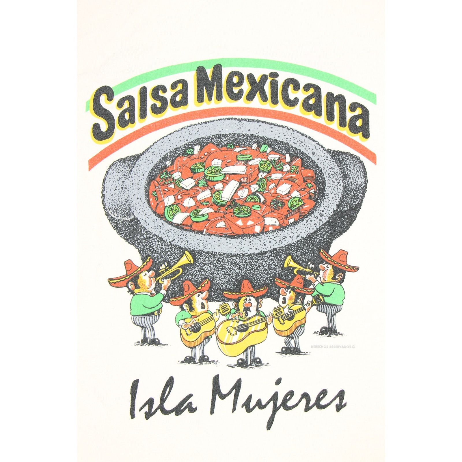 Vintage Vintage Isla Mujeres Salsa Tee Size US M / EU 48-50 / 2 - 2 Thumbnail