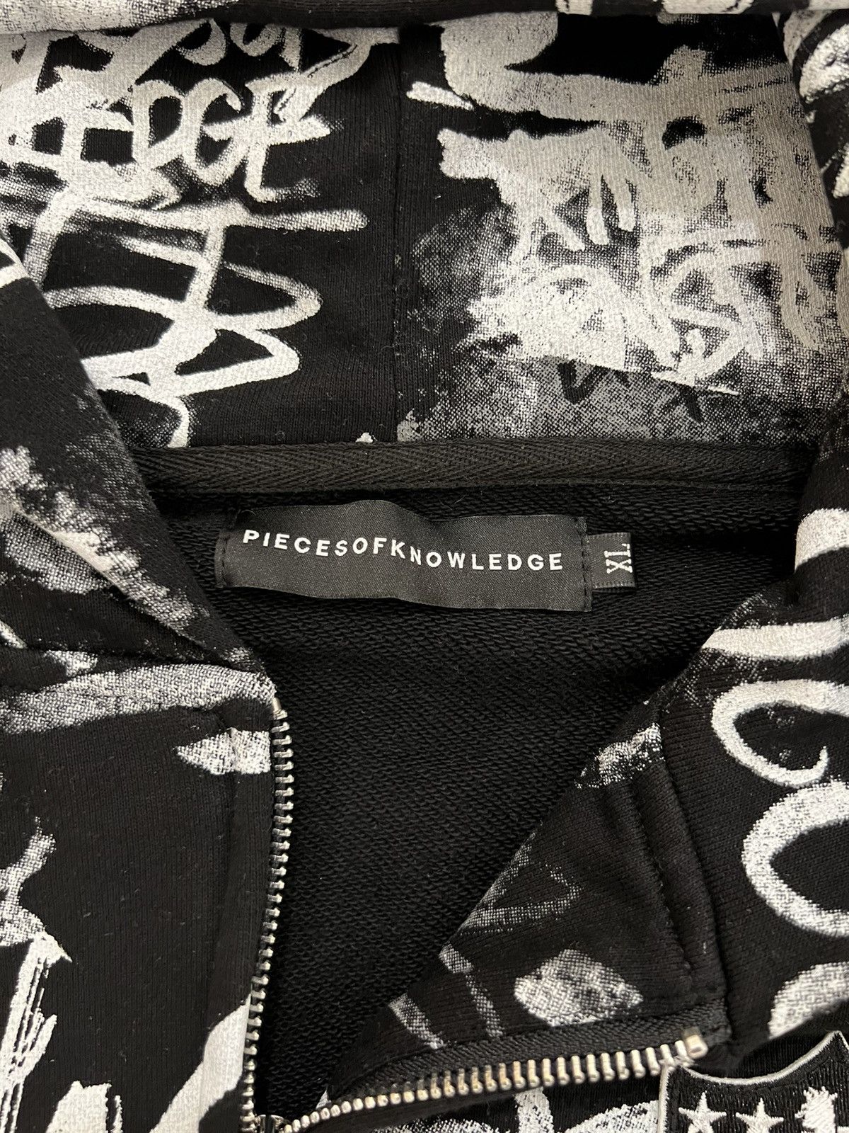 Other Pieces of Knowledge POK Graffiti Hoodie XL Size US XL / EU 56 / 4 - 6 Thumbnail