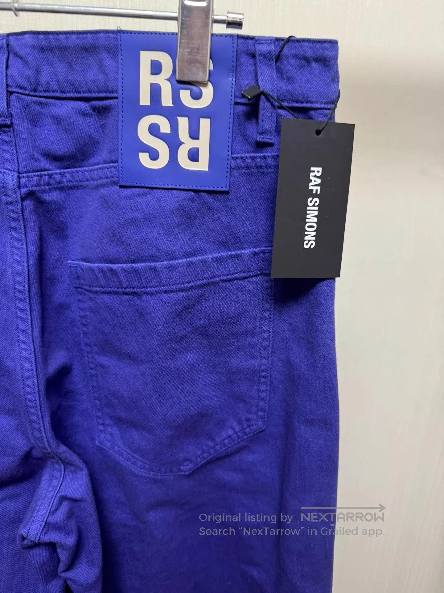 Raf Simons Purple Casual Straight-Leg Pants. Size US 30 / EU 46 - 2 Thumbnail