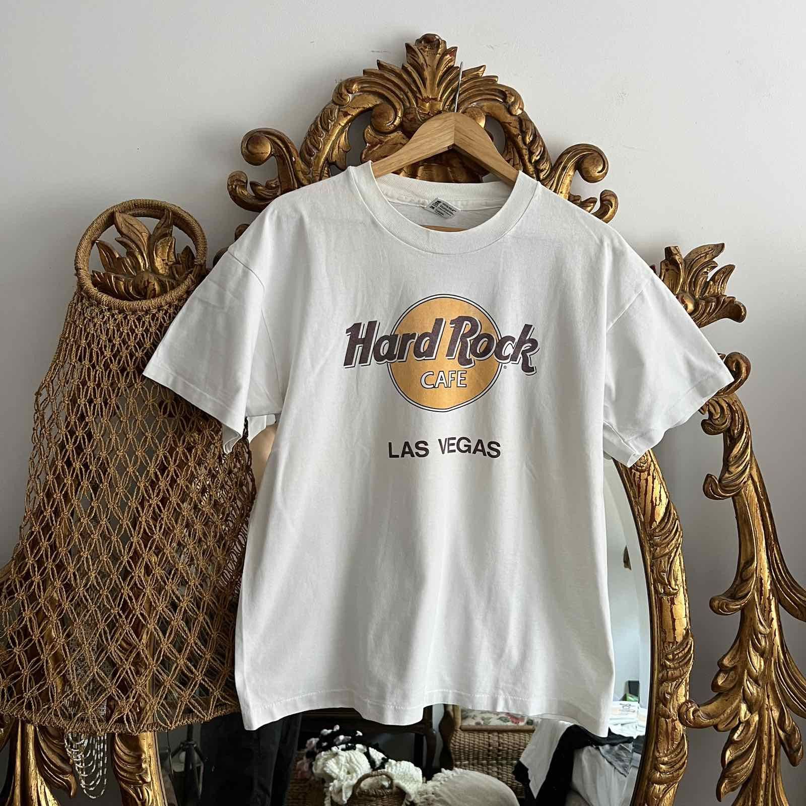 Hard Rock Cafe × Vintage Rare Vintage Hard Rock cafe 80s Las Vegas Sz L Size US L / EU 52-54 / 3 - 1 Thumbnail
