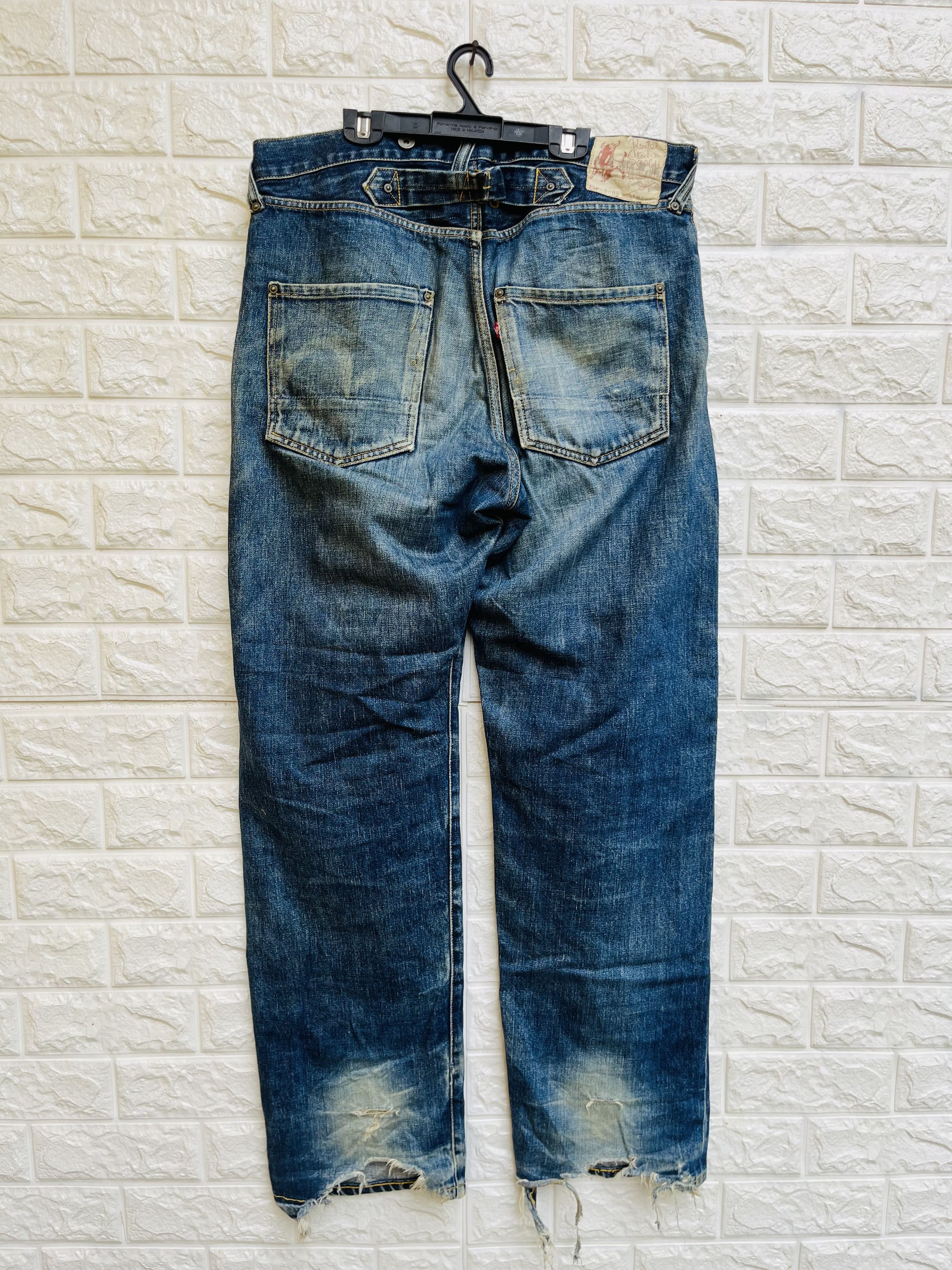 Japanese Brand × Vintage Vintage 90s Evis Evisu Japanese Designer Fashion Style Size US 34 / EU 50 - 2 Thumbnail