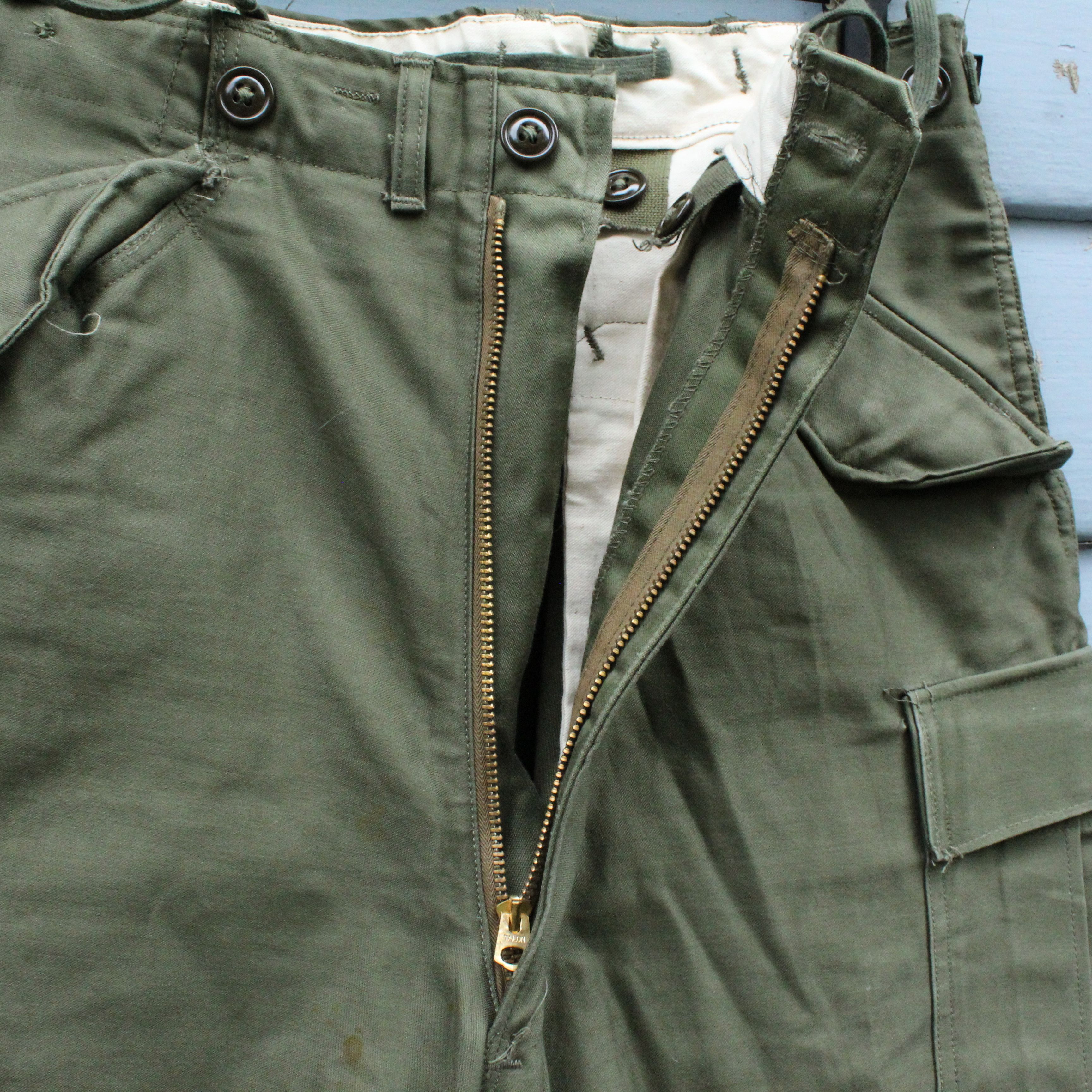 Vintage Vintage M-1951 Field Trouser Cotton Slant Pocket Pants Size US 30 / EU 46 - 5 Thumbnail