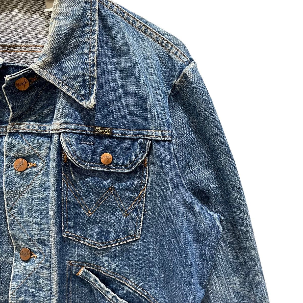 Wrangler Vintage 80s Wrangler Denim Made in Usa Trucker Jacket Size US M / EU 48-50 / 2 - 4 Thumbnail
