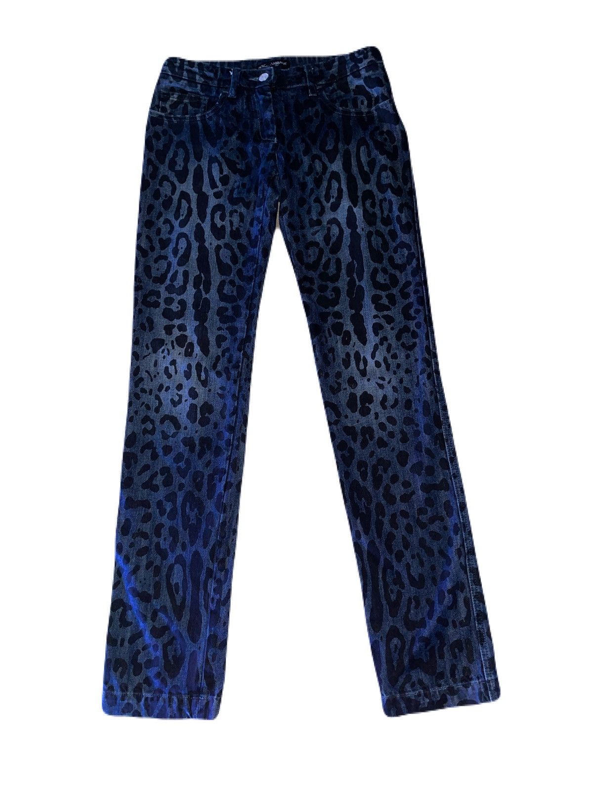 Dolce & Gabbana Dolce & Gabbana Leopard Print Jeans Size 28" / US 6 / IT 42 - 1 Thumbnail
