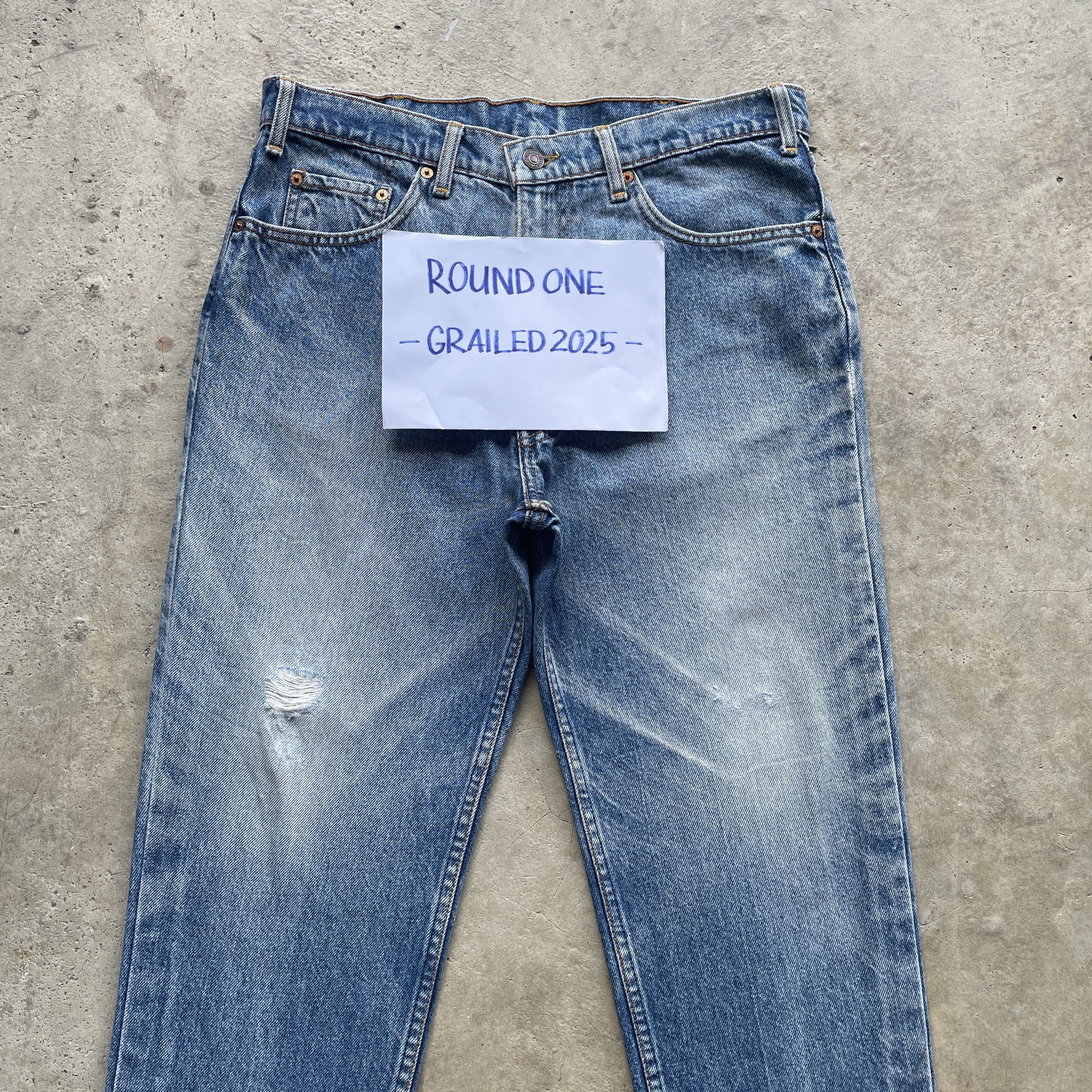 Levi's Vintage Clothing W33 VINTAGE LEVI’S 616 JEANS DISTRESSED FADED PANTS DENIM Size US 33 - 3 Thumbnail
