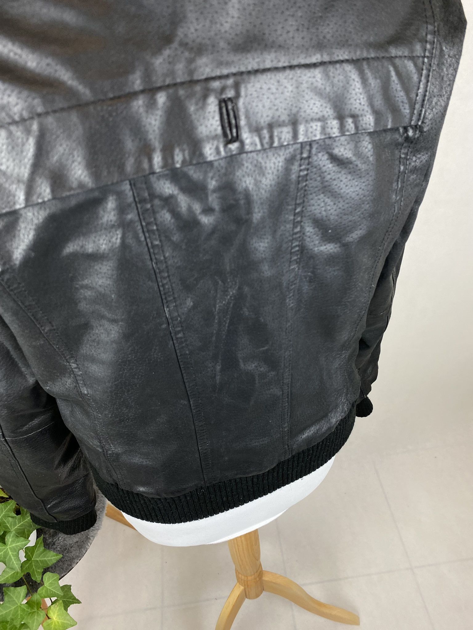 Genuine Leather × Vintage real leather jacket vintage vera pelle big collar Size L / US 10 / IT 46 - 6 Thumbnail