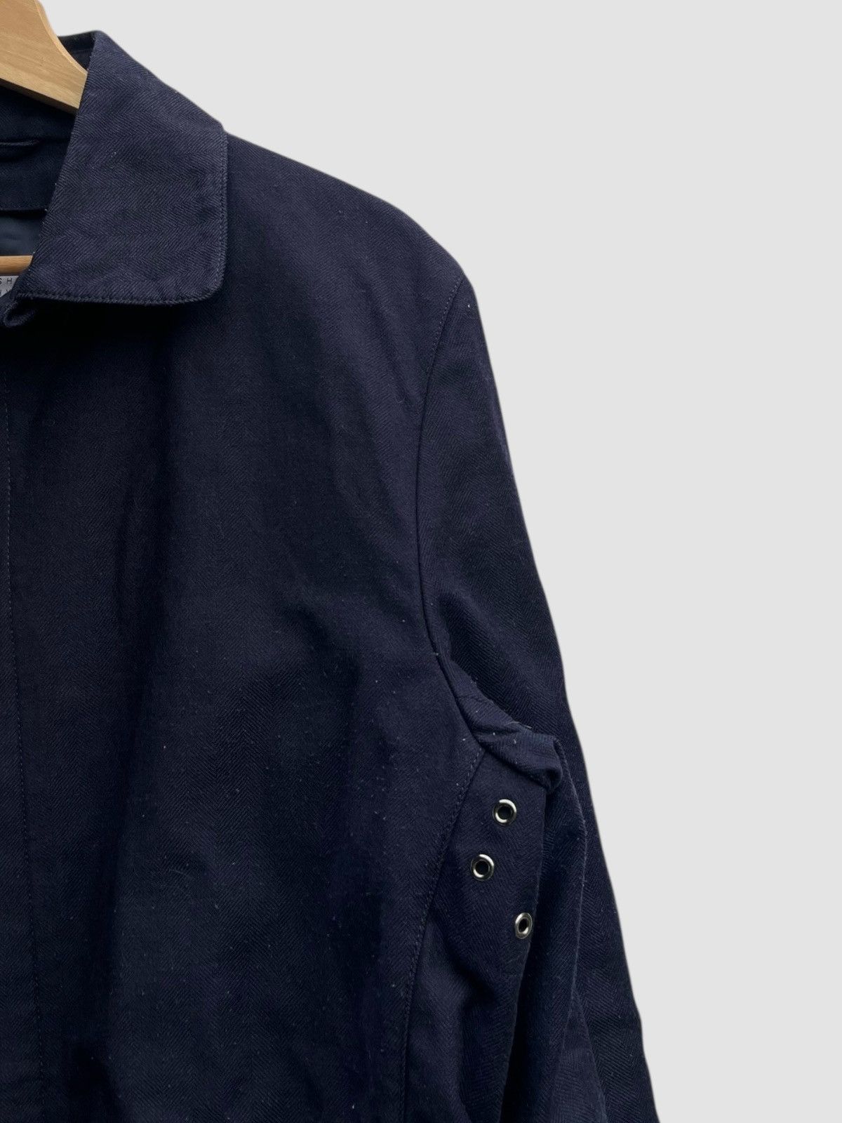 Mackintosh Mackintosh Philosophy Bal Collar Wool-Blend Navy Coat Size US M / EU 48-50 / 2 - 7 Thumbnail