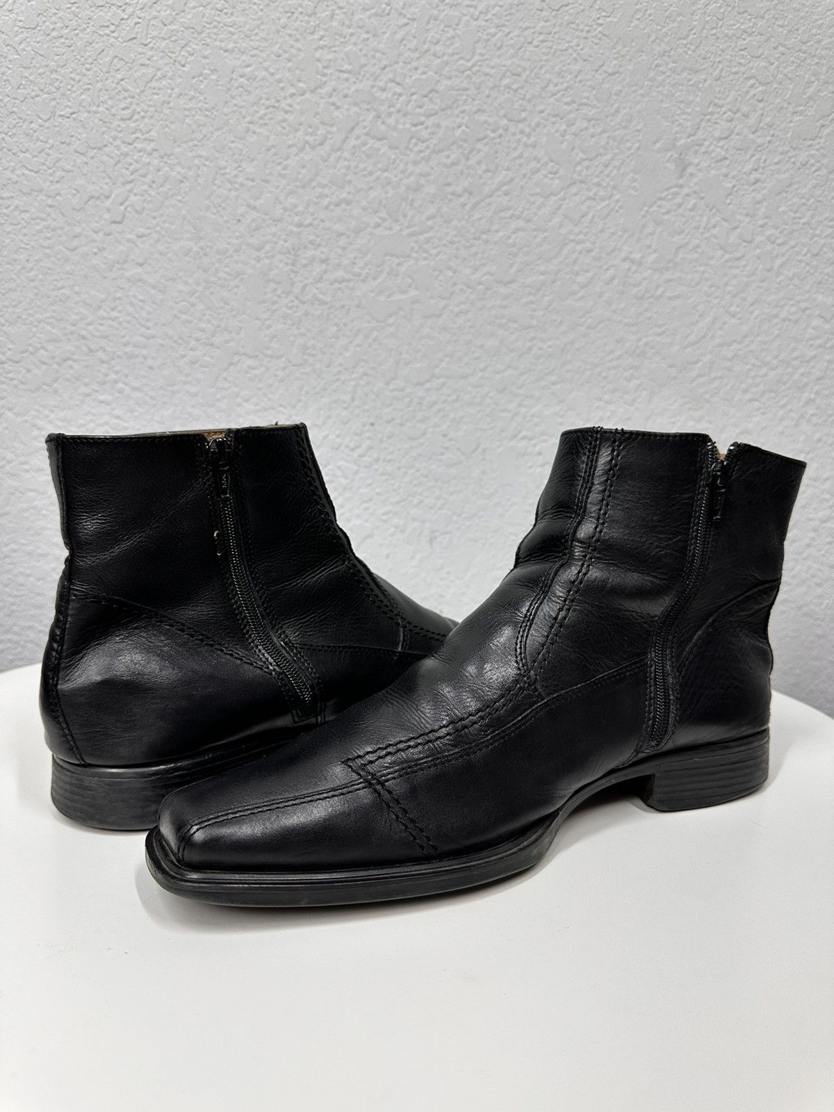 14th Addiction Vintage AS 98 Leather Black Boots Guidi Rick Owen Style GOA Size US 10 / EU 43 - 9 Thumbnail