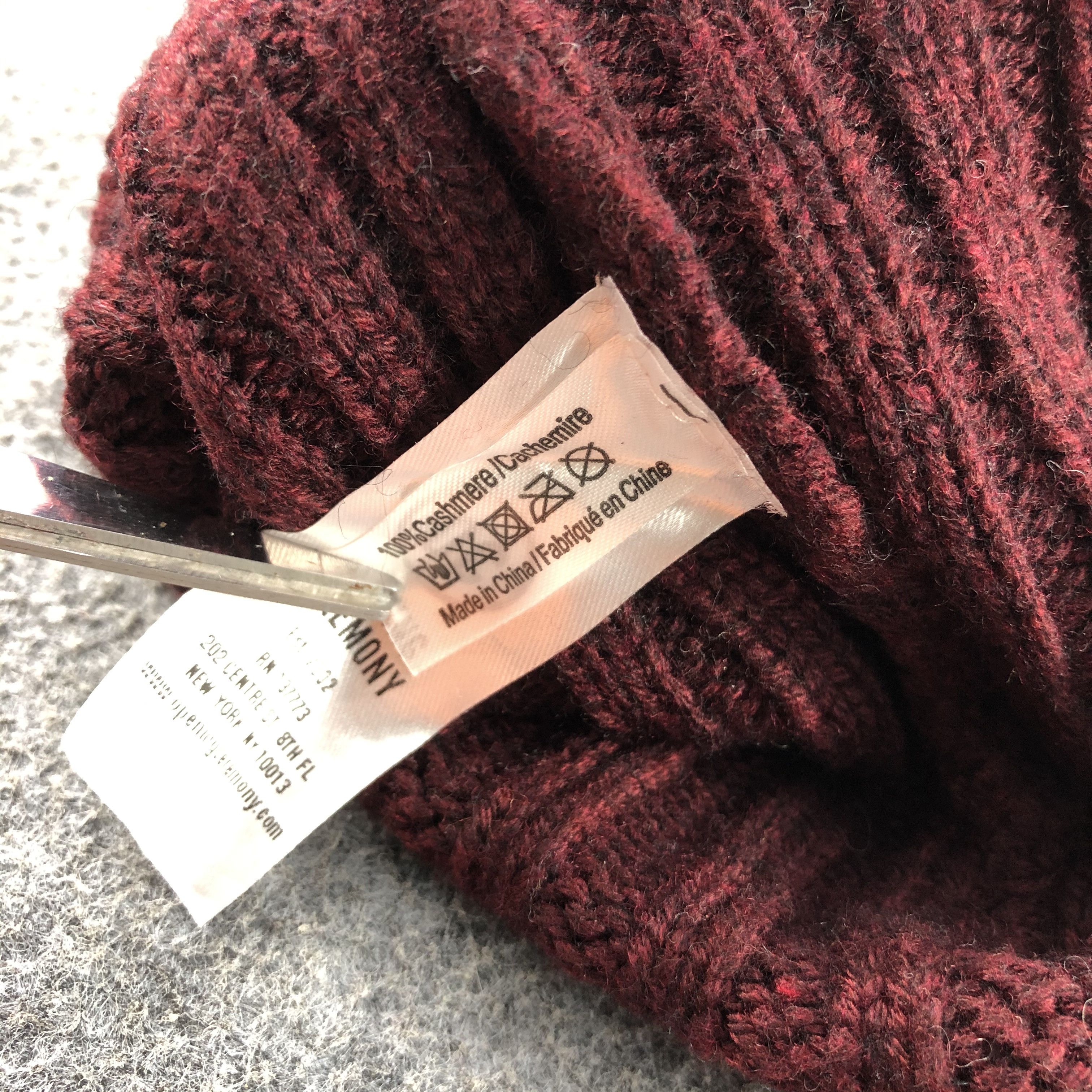 Opening Ceremony Opening Ceremony Cashmere Beanie Snowcap Snow Hat B466 Size ONE SIZE - 9 Thumbnail